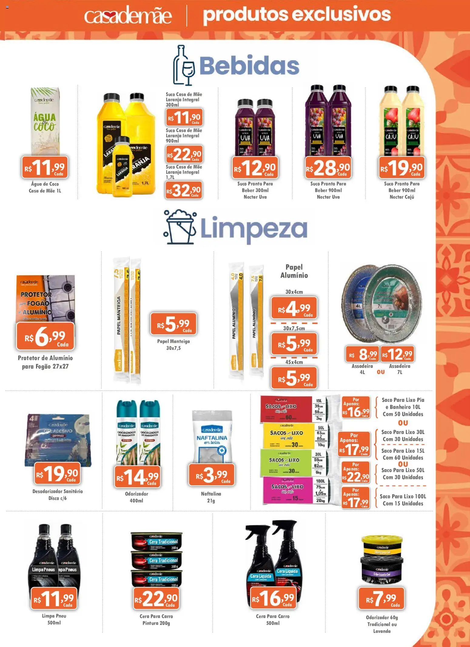 Royal Supermercados Folheto - válido de 08/09/2026 | Página: 7 | Produtos: Coco, Pneu, Bebidas, Cera