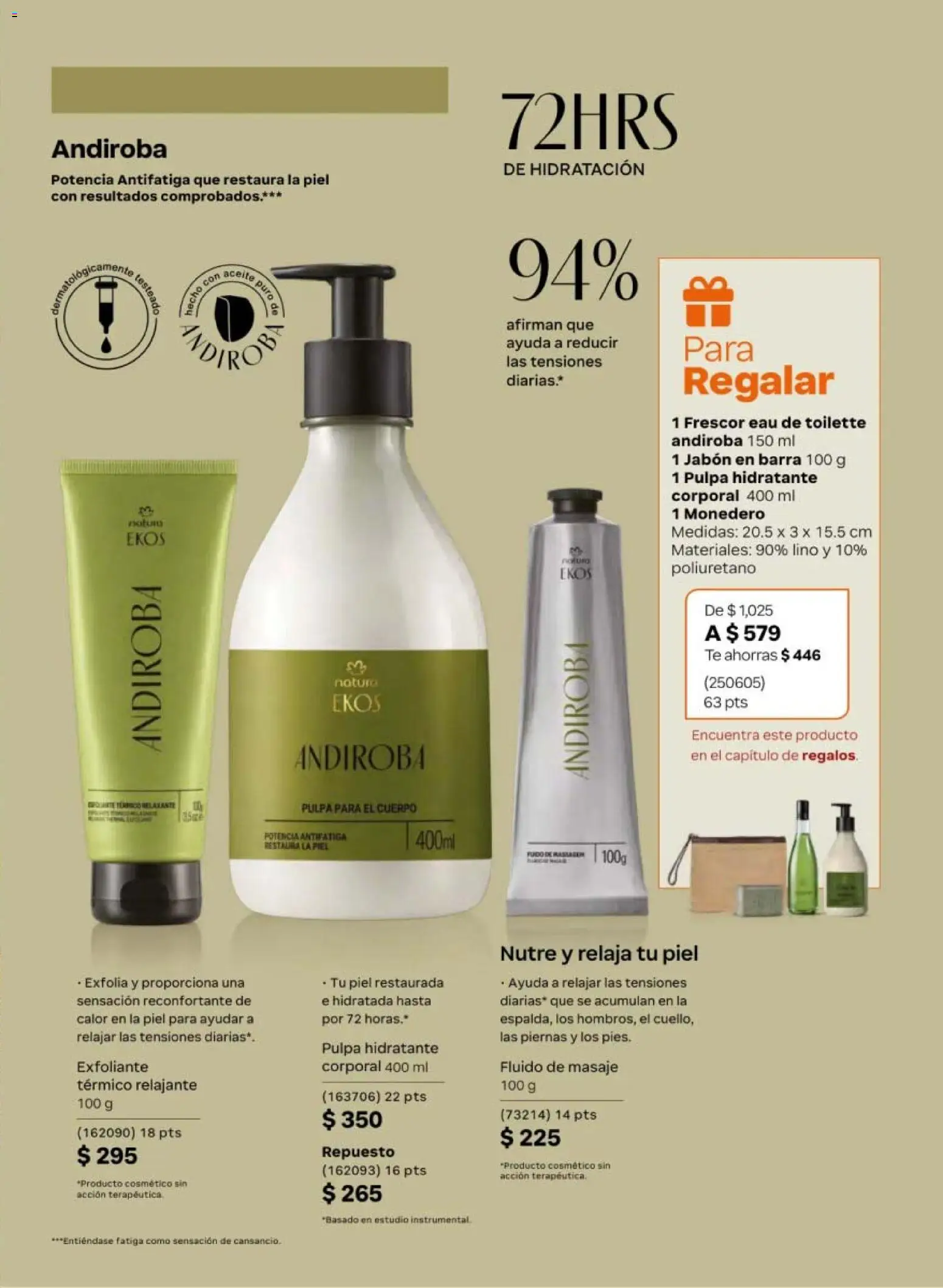 Nuevas ofertas de Natura válidas en toda la República Mexicana desde el 08.05.2026. ¡Encuentra las mejores ofertas en Natura campaña 8 2026! | Página: 105 | Productos: Exfoliante corporal, Té, Eau de toilette, Jabón