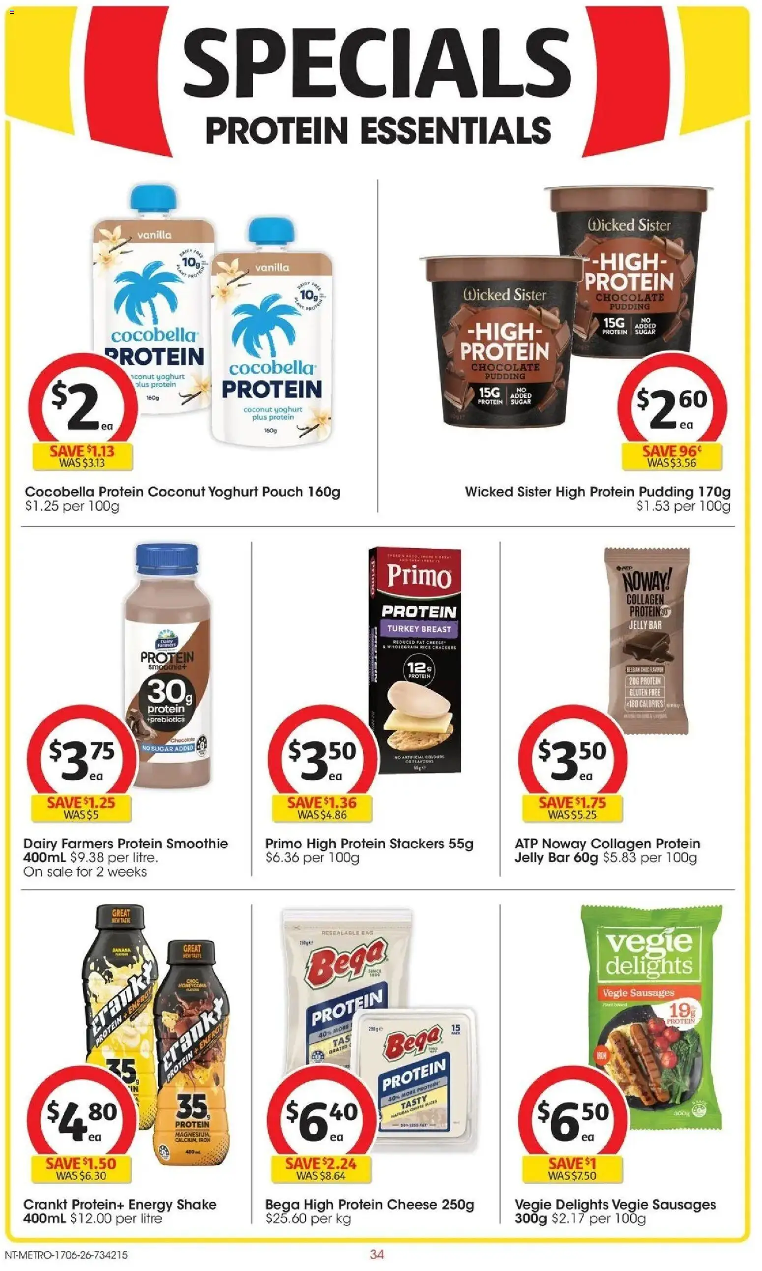 Coles catalogue - valid from 16.06.2026 | Page: 34 | Products: Dairy, Cheese, Turkey, Iron