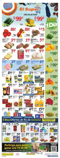 Preview of El Super weekly ads valid from 17.06.2026