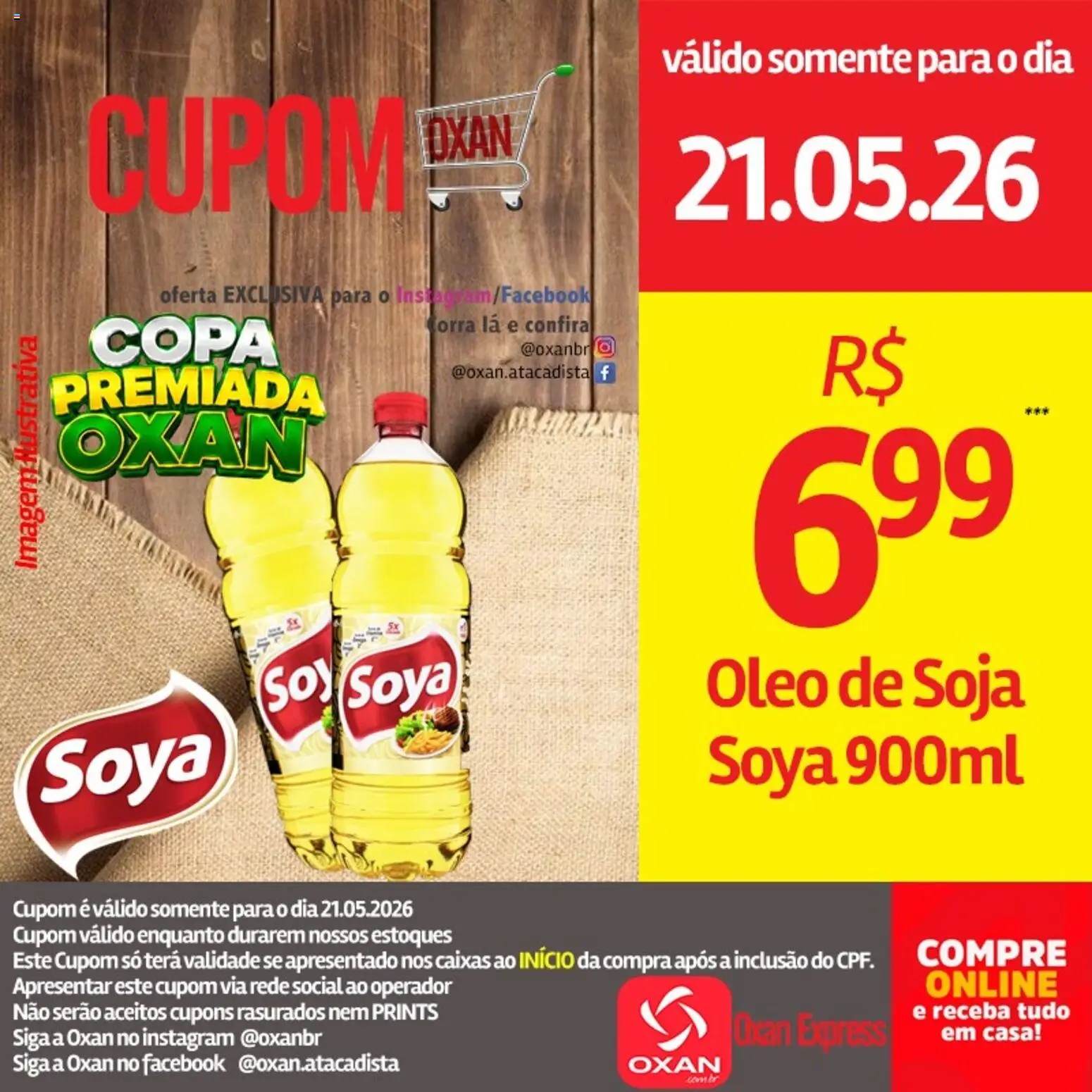 Oxan Atacadista Folheto - válido de 21.05.2026 | Página: 13 | Produtos: Óleo, Copa, Soja