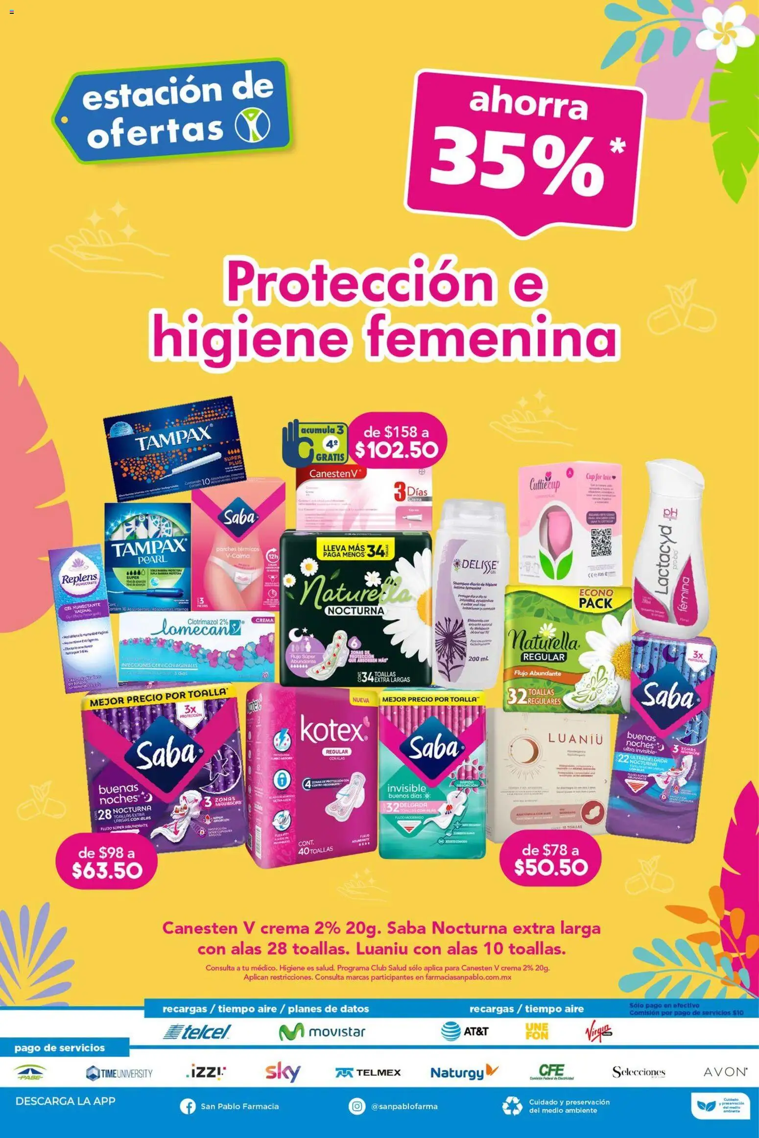 Nuevas ofertas de Farmacia San Pablo válidas en toda la República Mexicana desde el 02/08/2026. ¡Encuentra las mejores ofertas en Farmacia San Pablo catálogo! | Página: 18