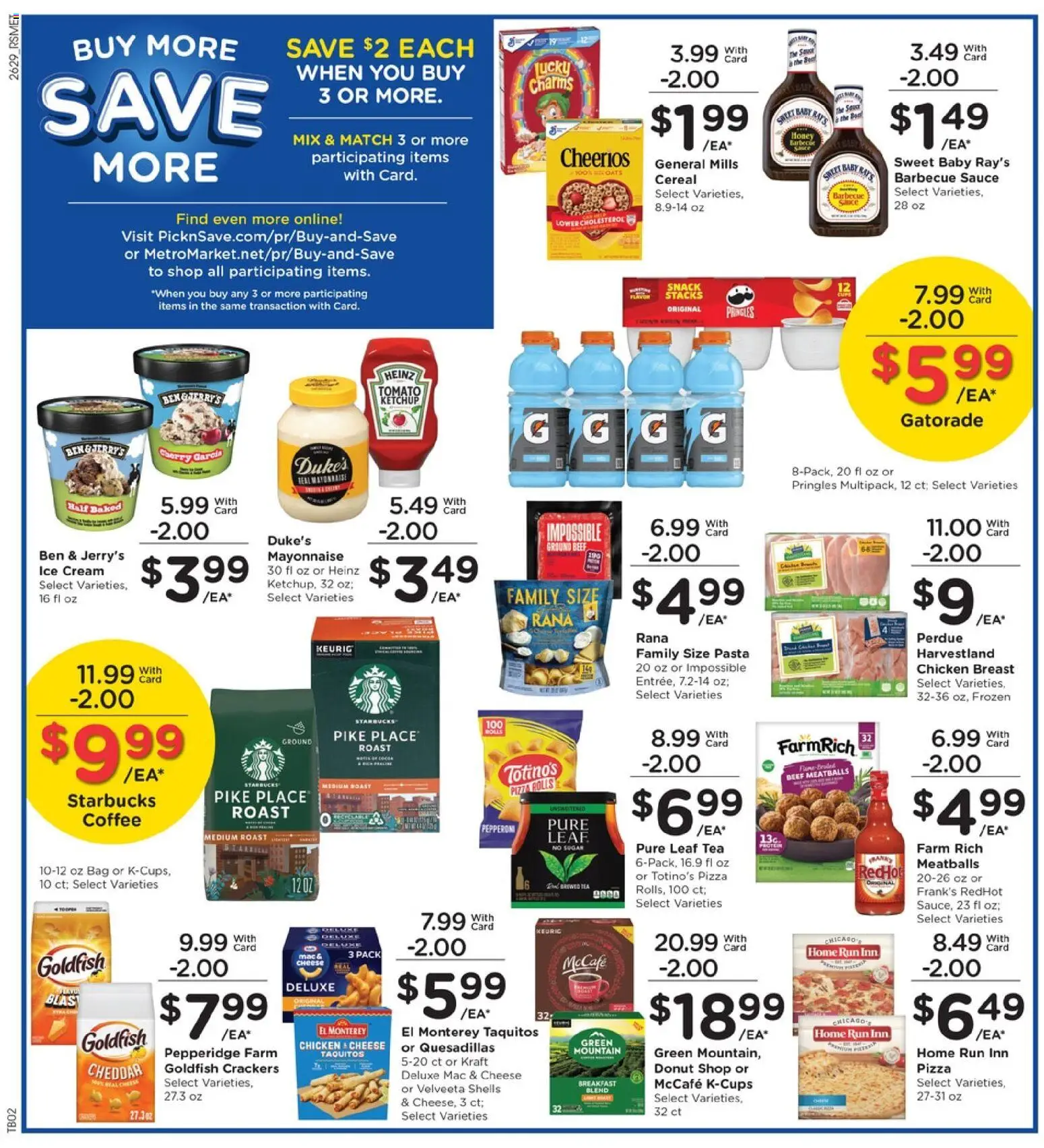 Pick ‘n Save Weekly Ad - valid from 08/19/2026 | Page: 5 | Products: Chicken, Beef, Ice cream, Sauce