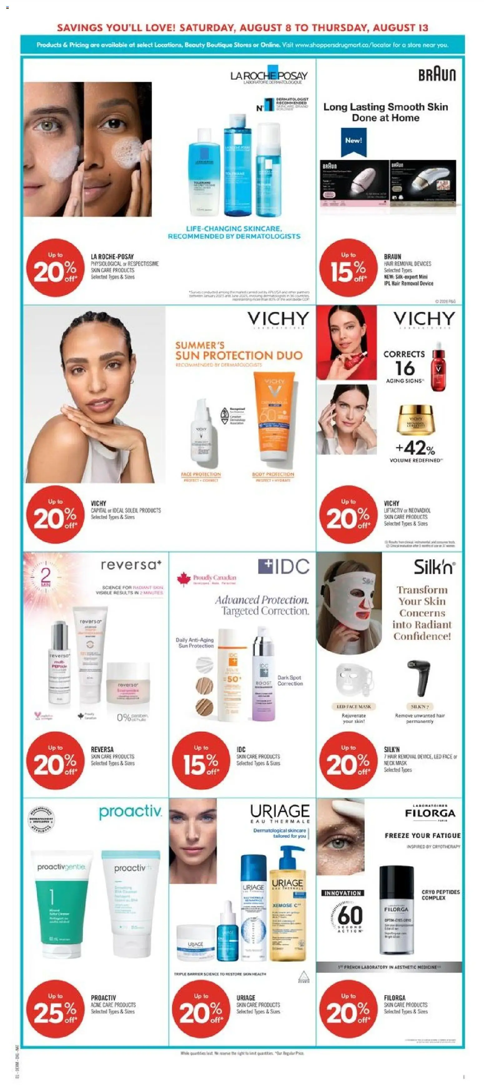 Shoppers flyer valid from Aug 7, 2026 | Page: 13 | Products: Mask