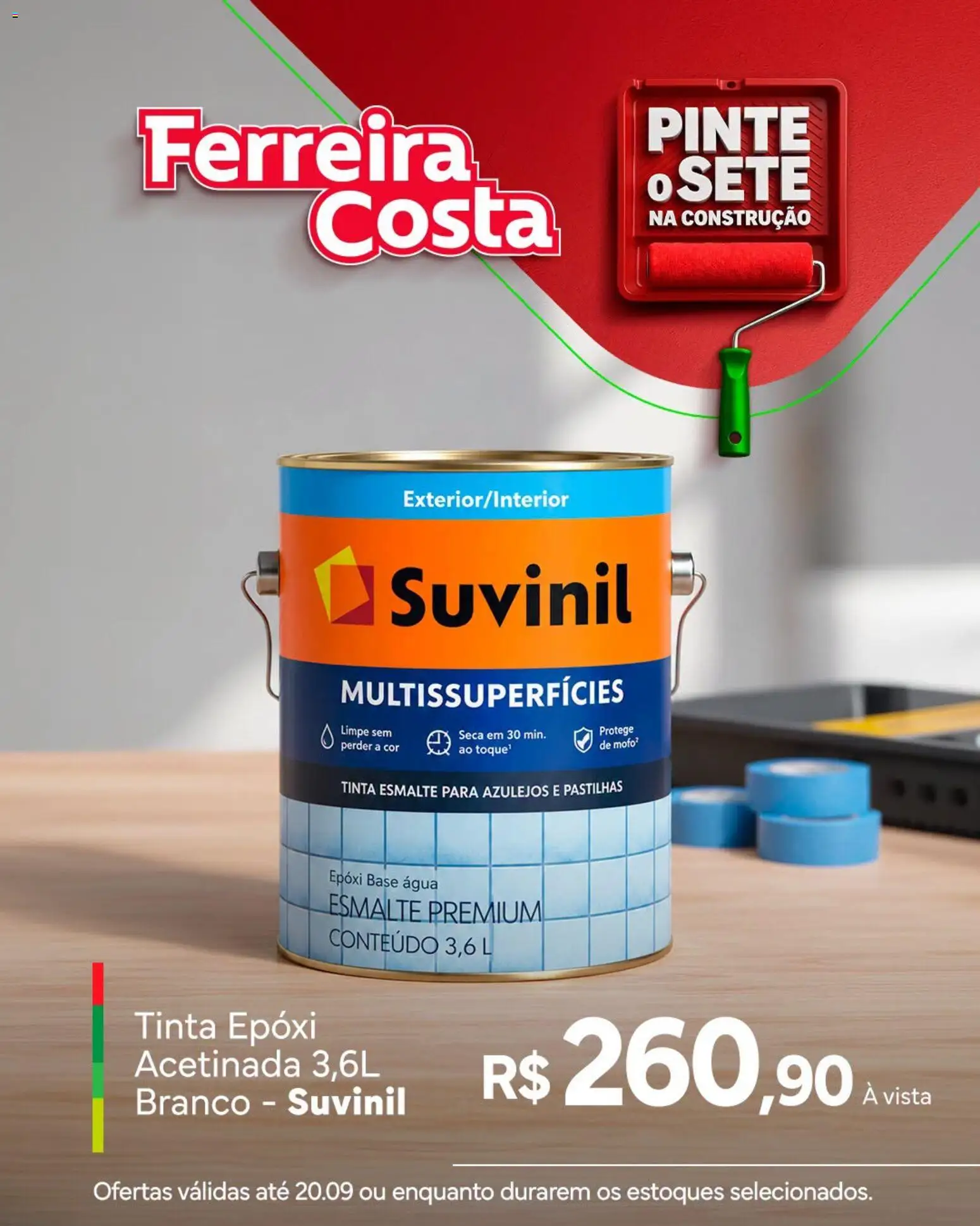 Ferreira Costa Folheto - válido de 09/09/2026 | Página: 2 | Produtos: Base, Água, Tinta