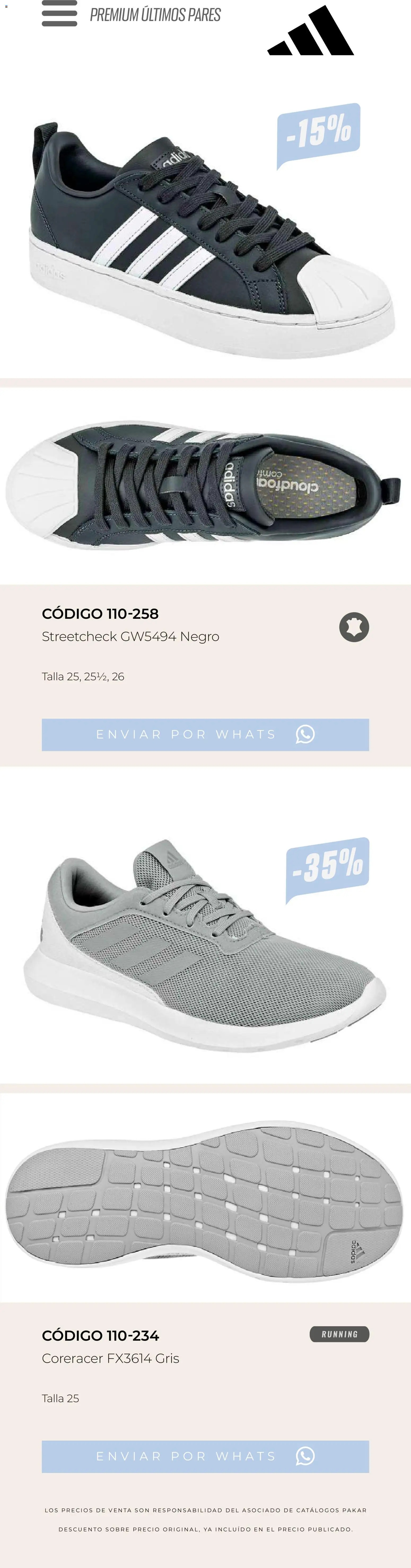 Nuevas ofertas de SC Pakar válidas en toda la República Mexicana desde el 13.03.2026. ¡Encuentra las mejores ofertas en SC Pakar catálogo Últimos pares premium ! | Página: 92 | Productos: Sobre