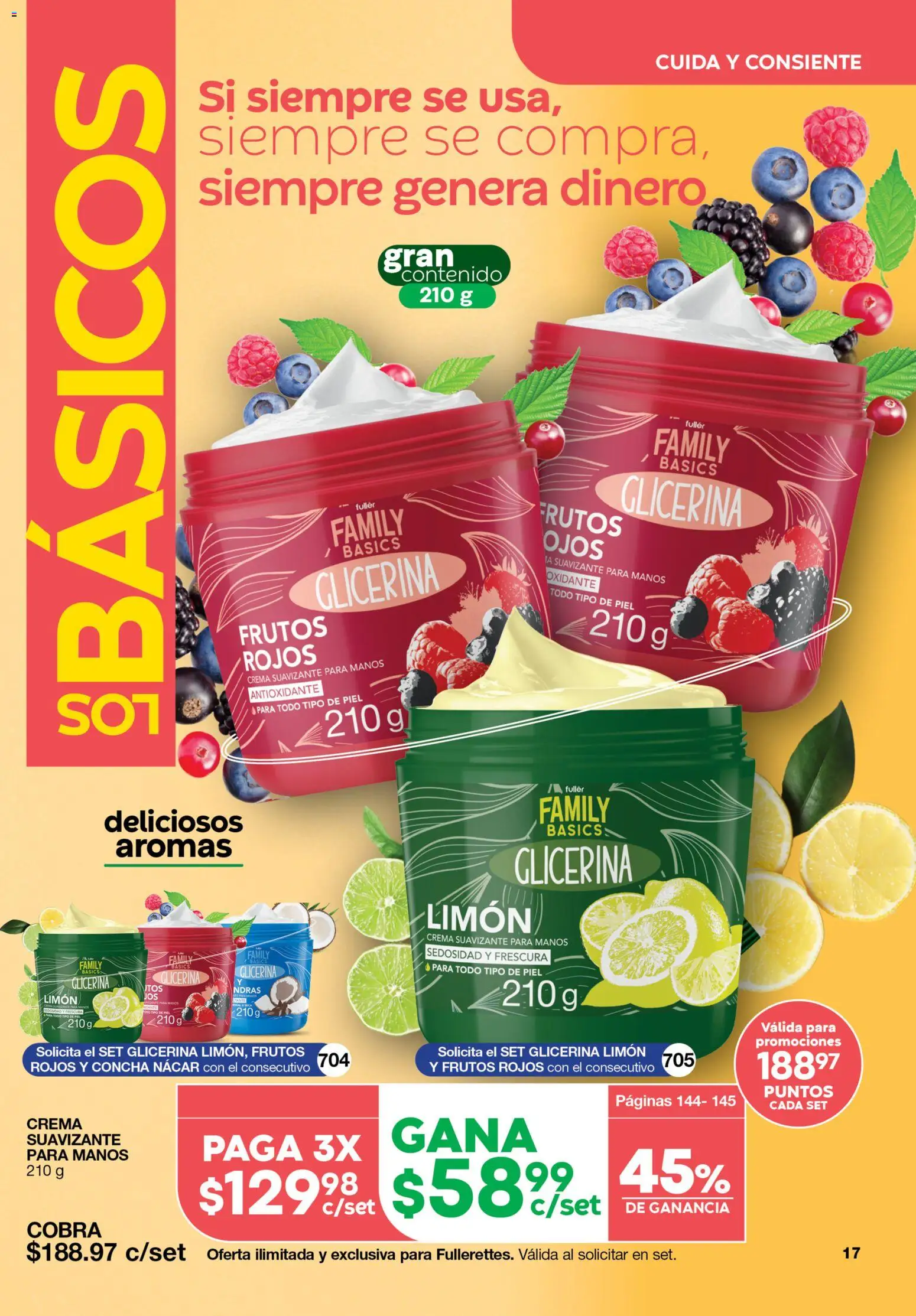 Nuevas ofertas de Fuller válidas en toda la República Mexicana desde el 10.06.2026. ¡Encuentra las mejores ofertas en Fuller Gana Mas 5 2026! | Página: 17 | Productos: Crema, Limón, Suavizante