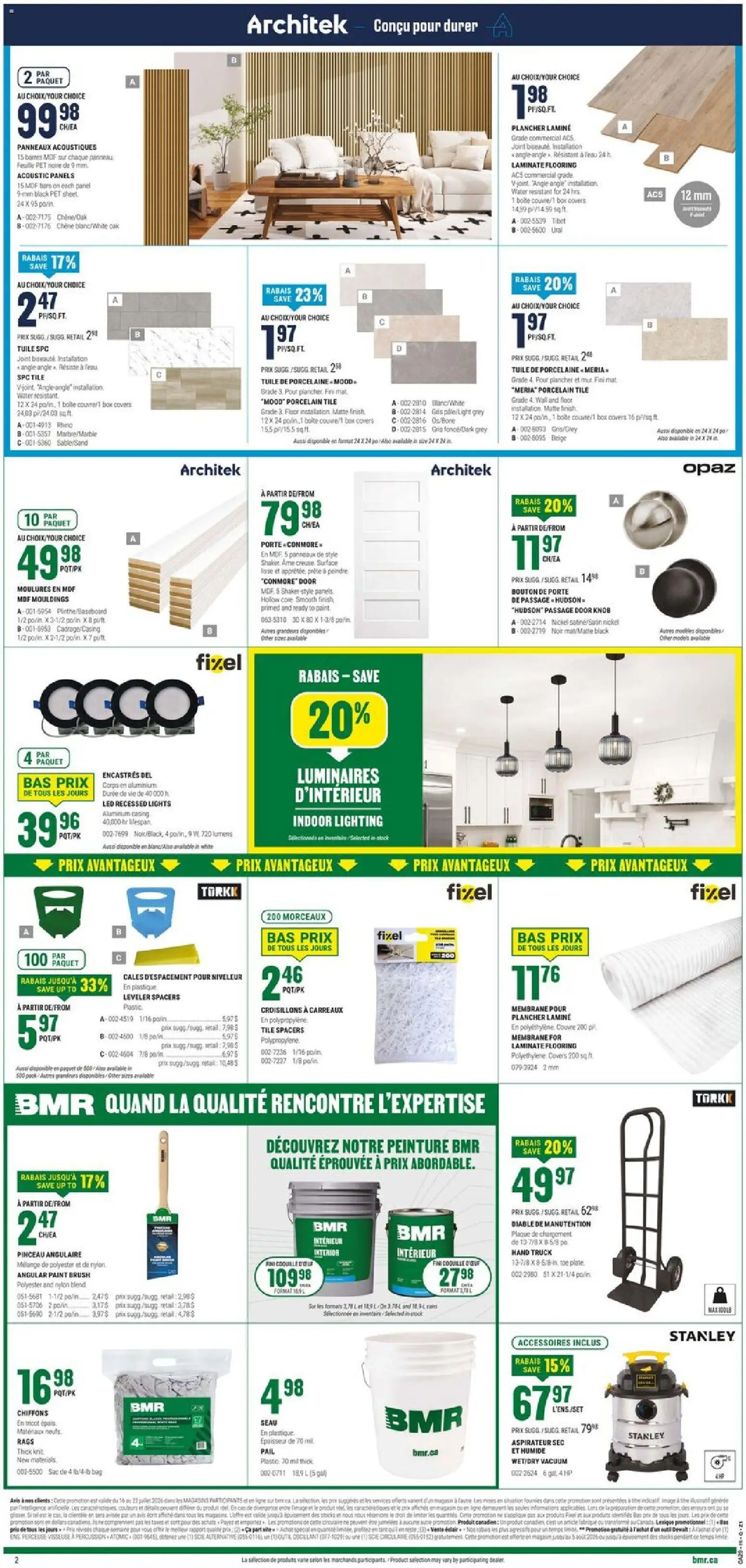 BMR flyer valid from Jul 16, 2026 | Page: 3 | Products: Bag, Brush, Box