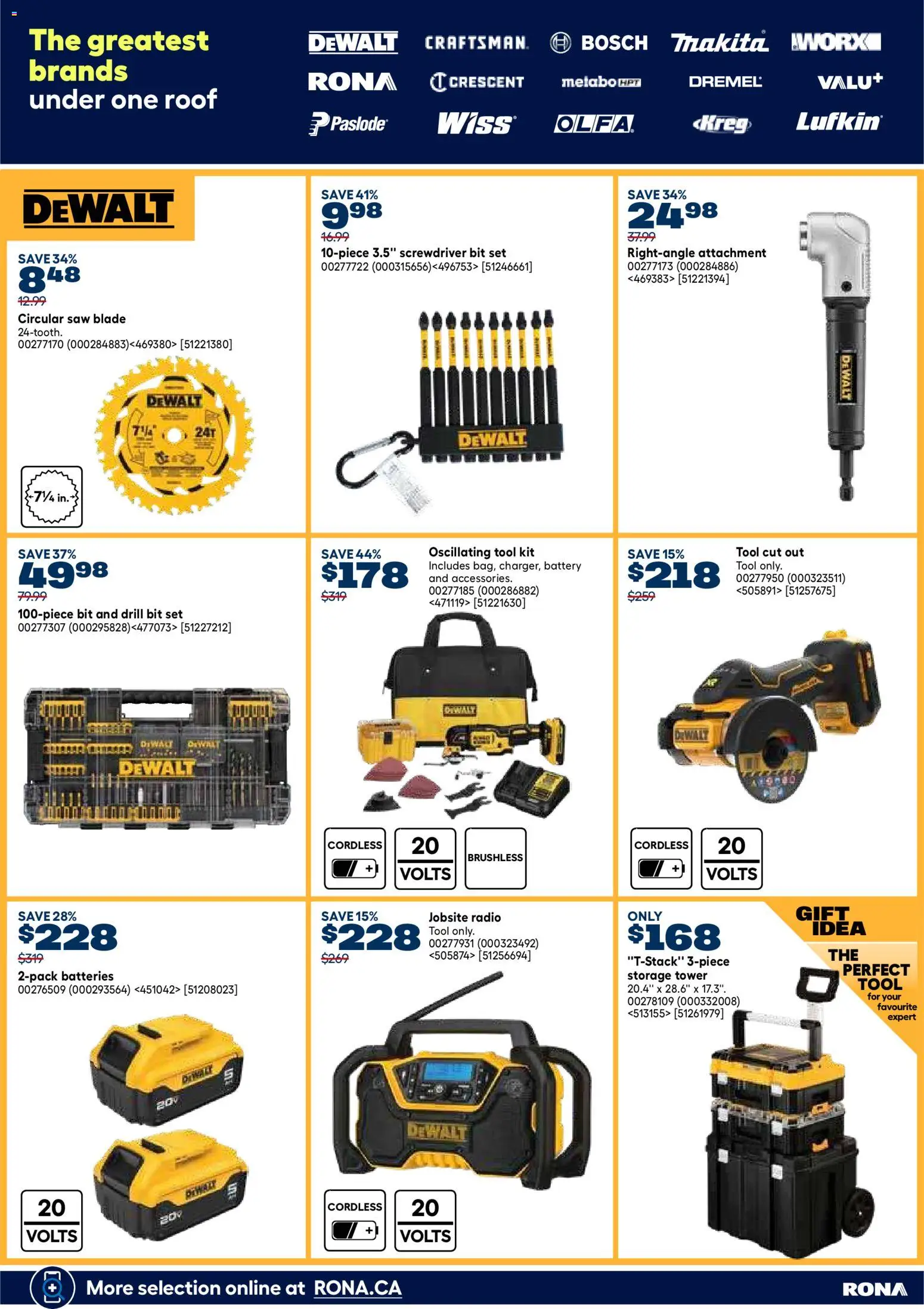 Rona flyer valid from Jul 16, 2026 | Page: 23 | Products: Radio, Batteries, Battery