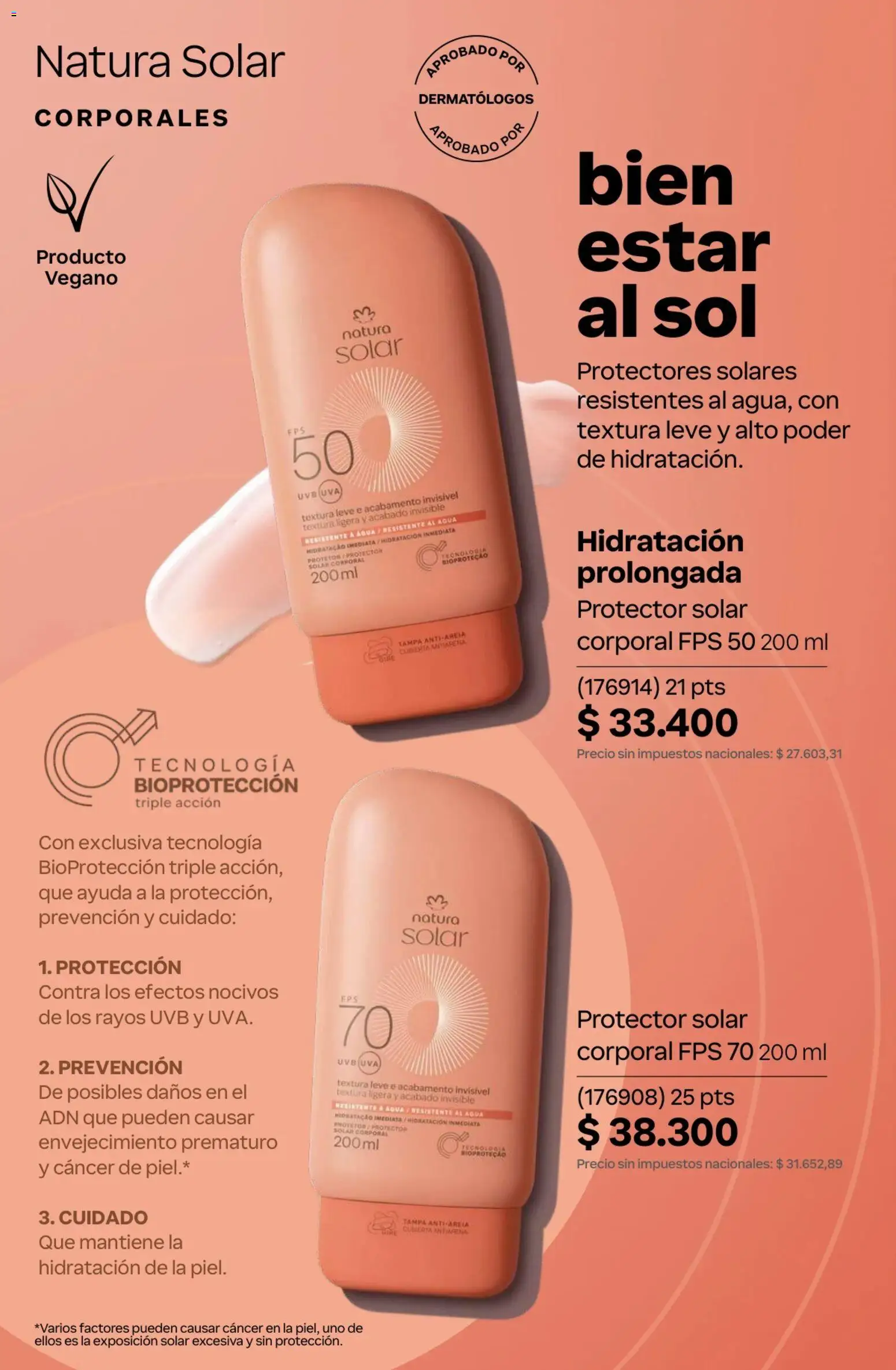 Catálogo Natura Ciclo 10 │ válido desde el 30/06/2026 | Página: 236 | Productos: Protector solar, Agua, Uva