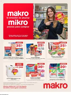  Vista previa del prospecto Makro catálogo del almacen Makro válida del 07/08/2026 al 13/08/2026