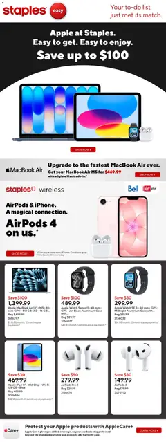 Preview of Staples weekly flyer / circulaire from shop Staples valid from 05.06.2026