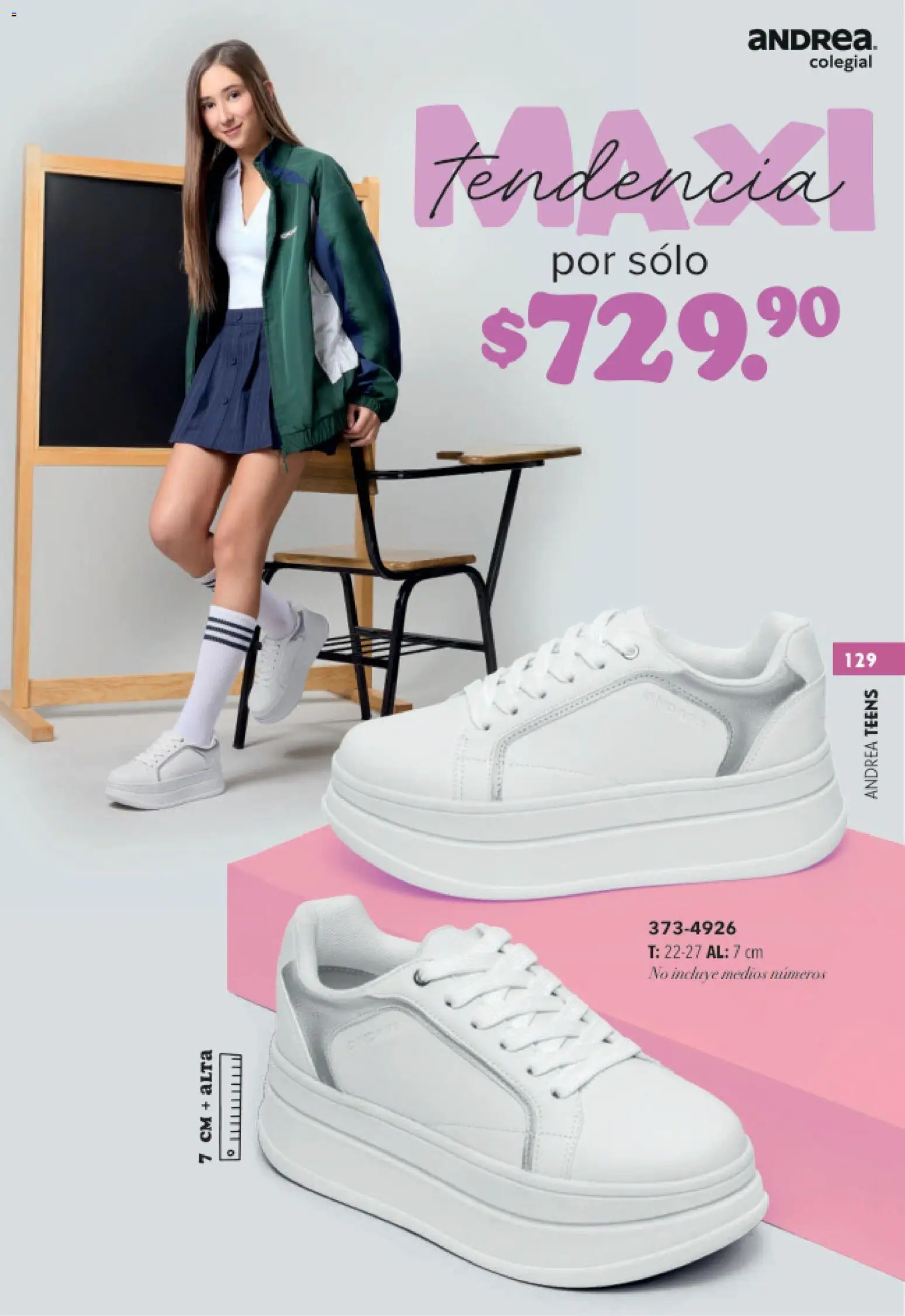 Nuevas ofertas de Andrea válidas en toda la República Mexicana desde el 23/05/2026. ¡Encuentra las mejores ofertas en Andrea catálogo Colegial! | Página: 129