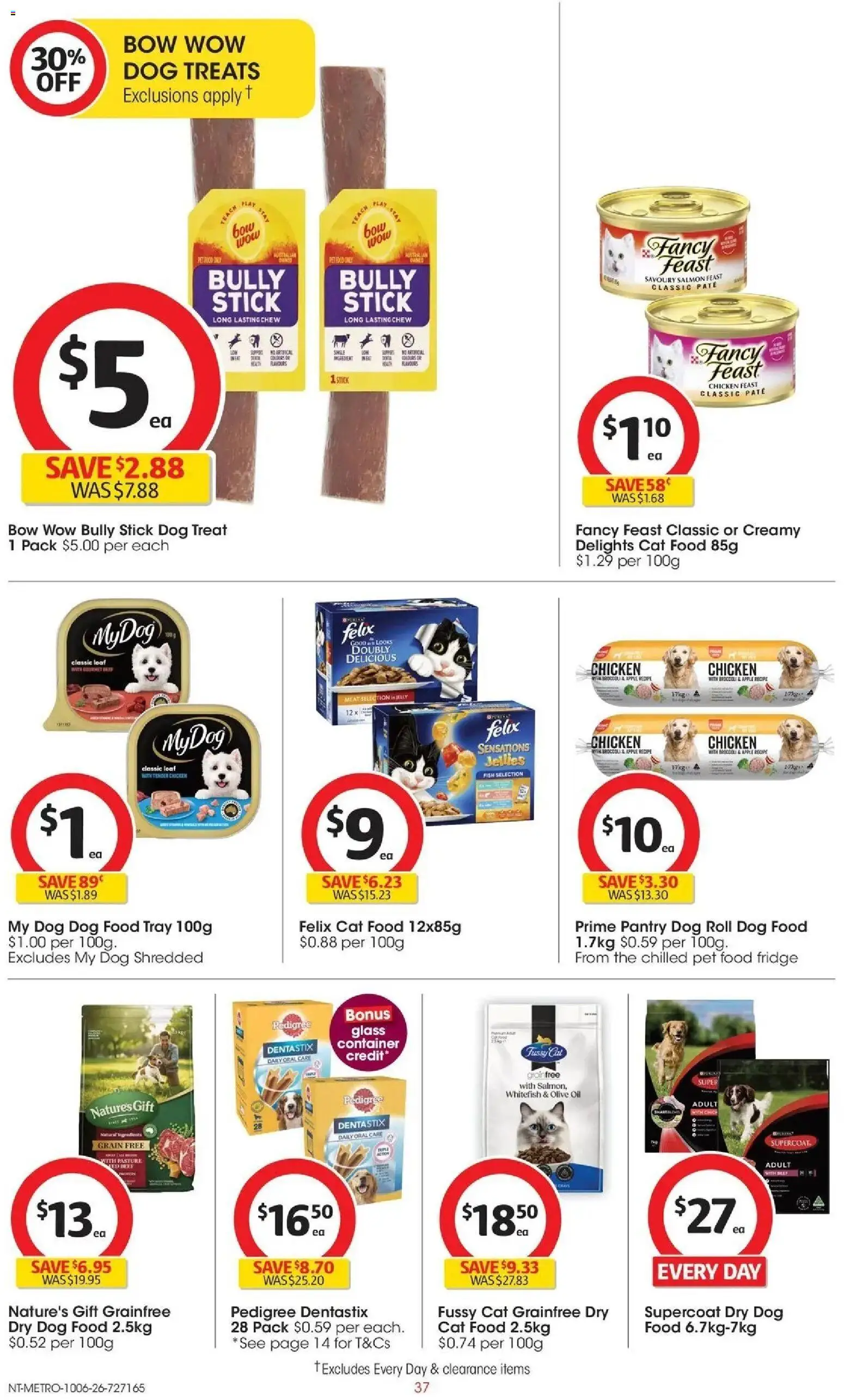 Coles catalogue - valid from 10.06.2026 | Page: 37 | Products: Chicken, Beef, Meat, Dog food
