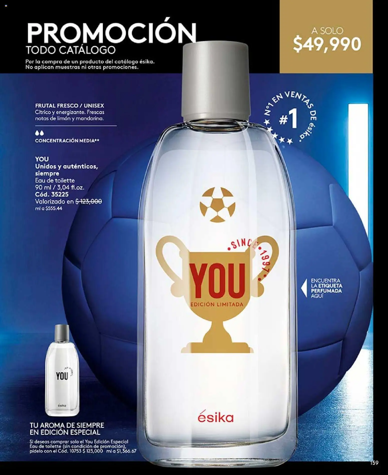 Ésika revista - valida desde el 24.04.2026 | Página: 171 | Productos: Limón, Eau de toilette