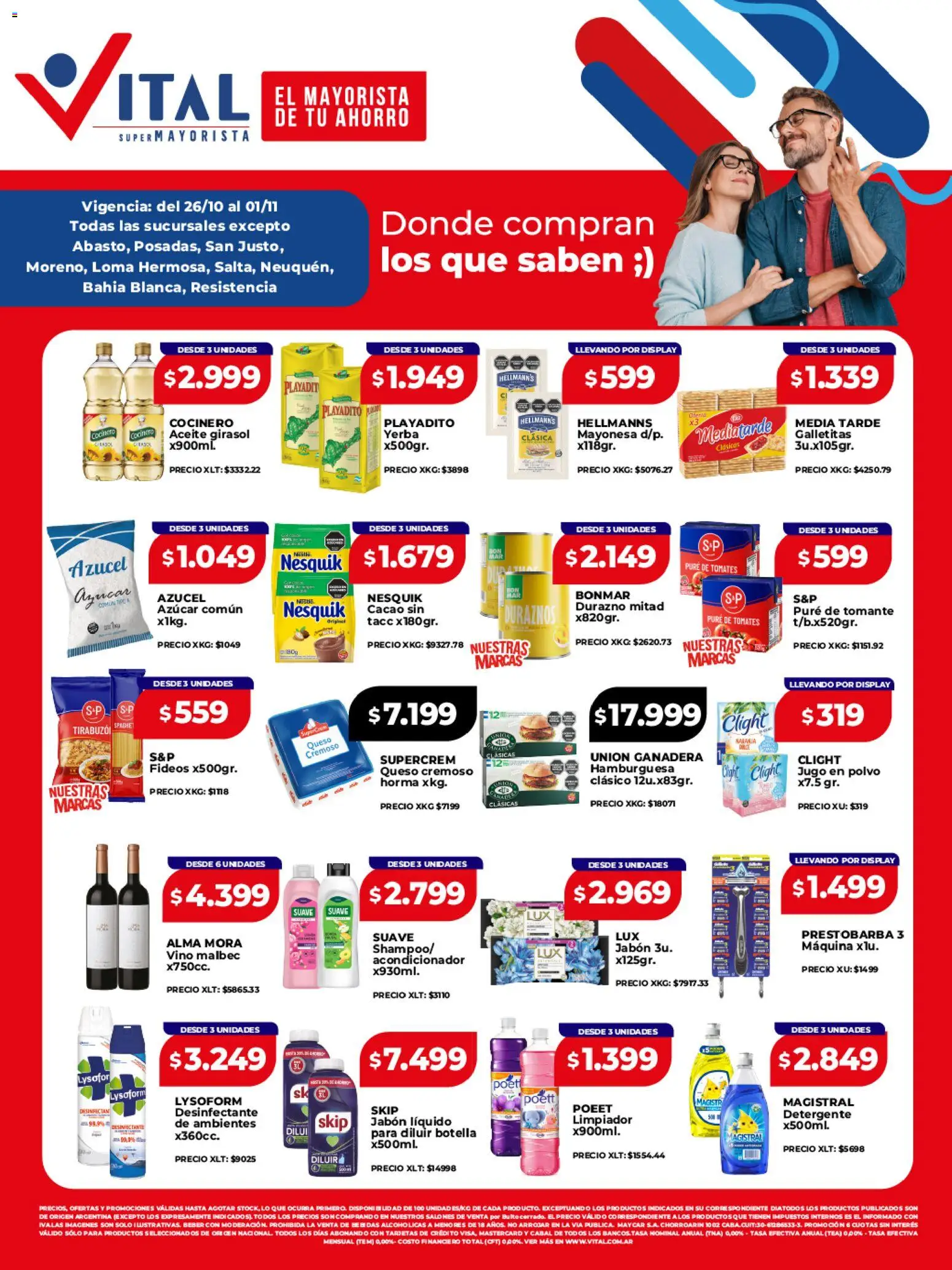 Vital - Ofertas │ válido desde el 26/10/2026 | Página: 1