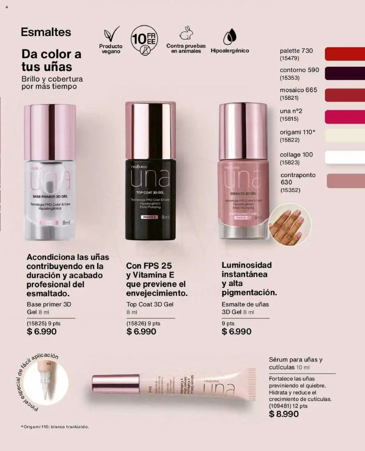 Natura catálogo │ válido desde el 26.06.2025 | Página: 63 | Productos: Contorno, Brillo, Top, Pincel