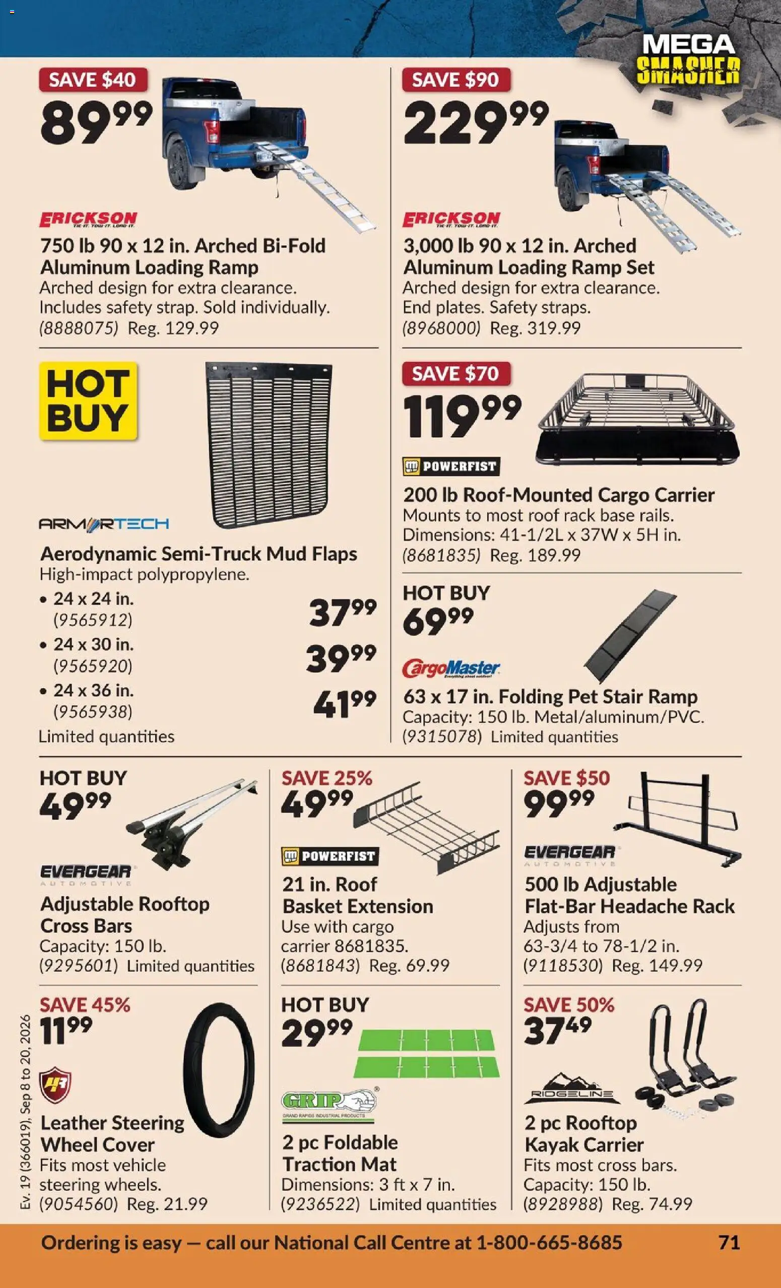 Princess Auto flyer valid from Sep 8, 2026 | Page: 75 | Products: PC, Basket