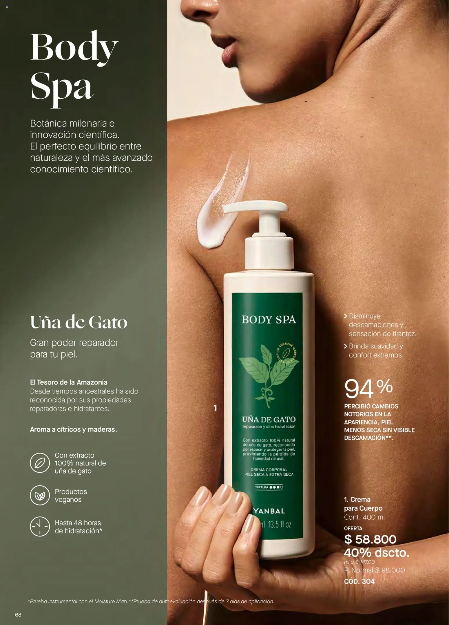 Yanbal revista - valida desde el 23.05.2026 | Página: 68 | Productos: Crema, Body