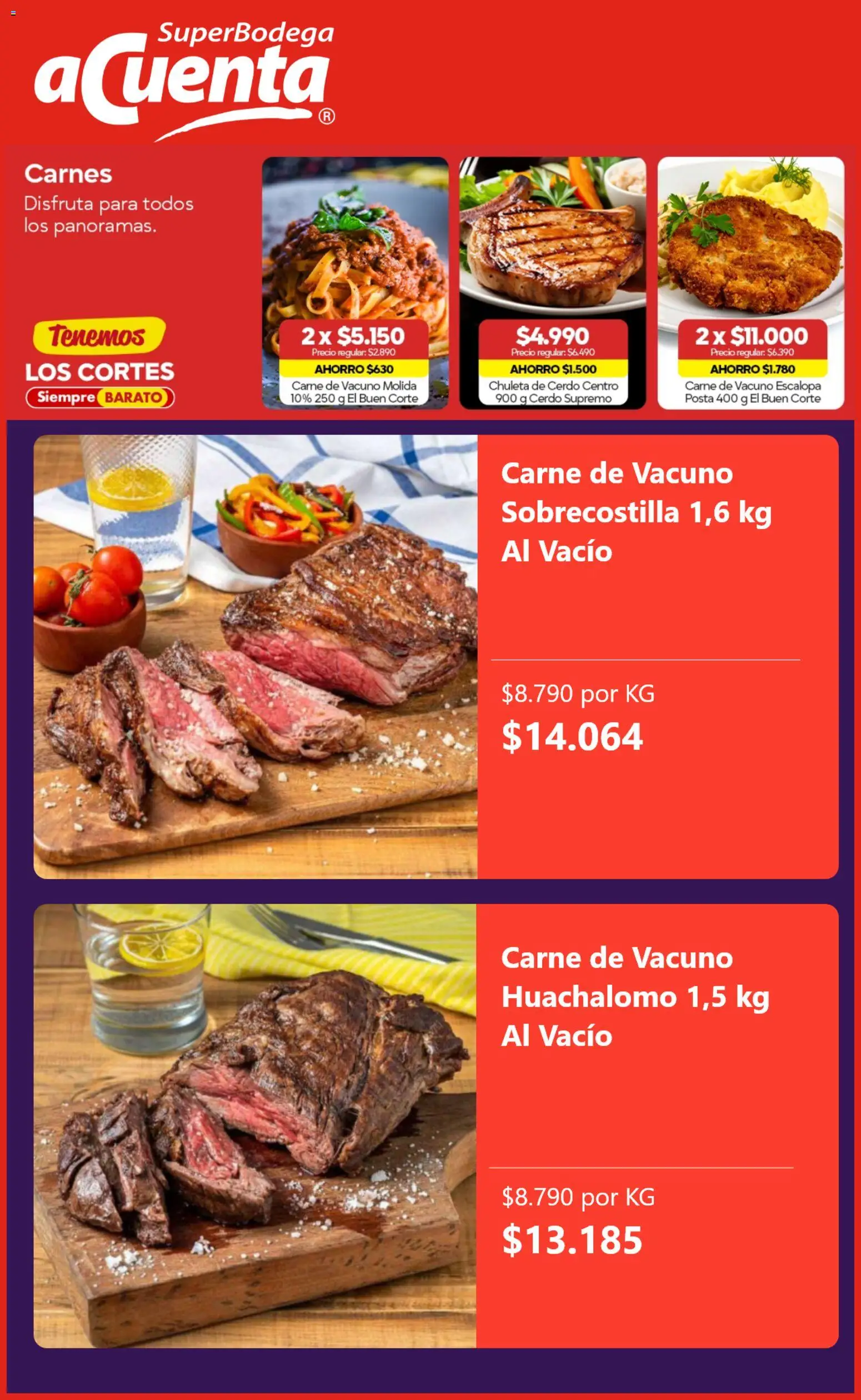 Super Bodega aCuenta Ofertas │ válido desde el 19.05.2026 | Página: 2 | Productos: Cerdo, Escalopa