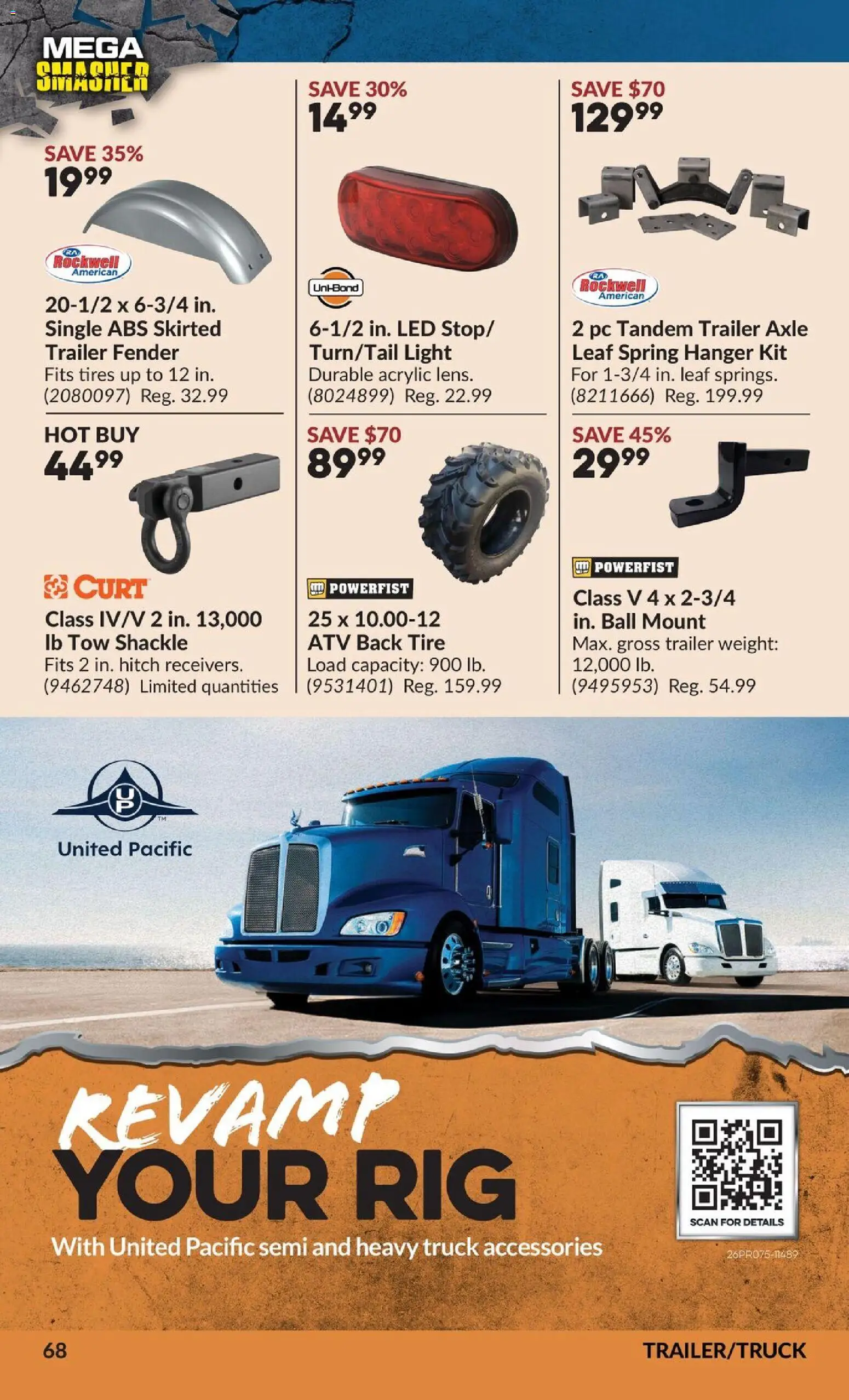 Princess Auto flyer valid from Sep 8, 2026 | Page: 72 | Products: Trailer, PC