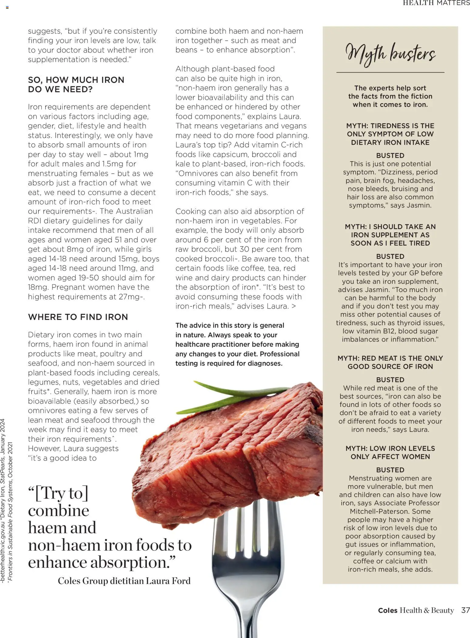 Coles catalogue - valid from 01/07/2026 | Page: 37 | Products: Wine, Meat, Fruits, Hair loss