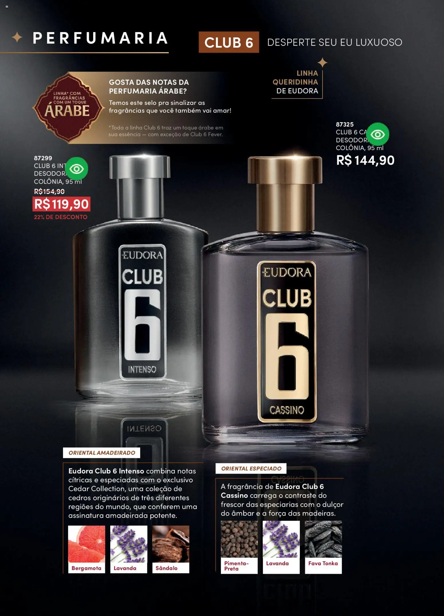 Eudora Folheto - válido de 01.04.2026 | Página: 88 | Produtos: Bergamota, Fragrância, Pimenta