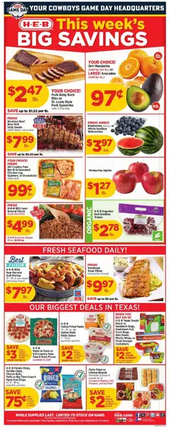 Preview of H-E-B weekly ads valid from 09/02/2026