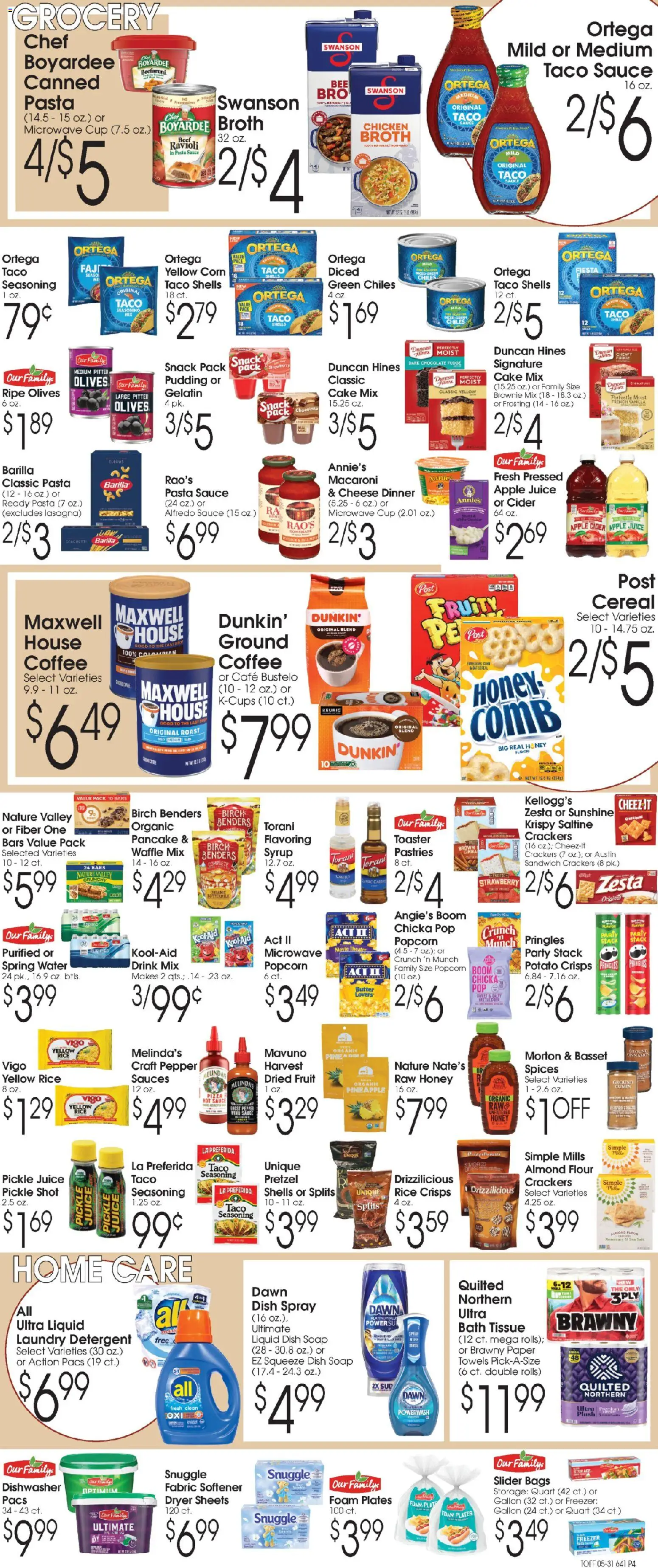 Family Fare Ad - valid from 31.05.2026 | Page: 4 | Products: Soap, Water, Dishwasher, Kettle