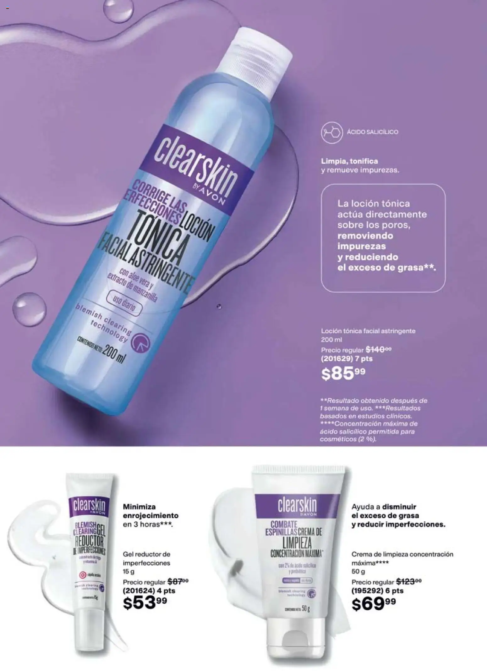 Nuevas ofertas de AVON válidas en toda la República Mexicana desde el 21/08/2026. ¡Encuentra las mejores ofertas en AVON campaña 13 2026! | Página: 123 | Productos: Crema de limpieza, Crema, Loción, Sobre