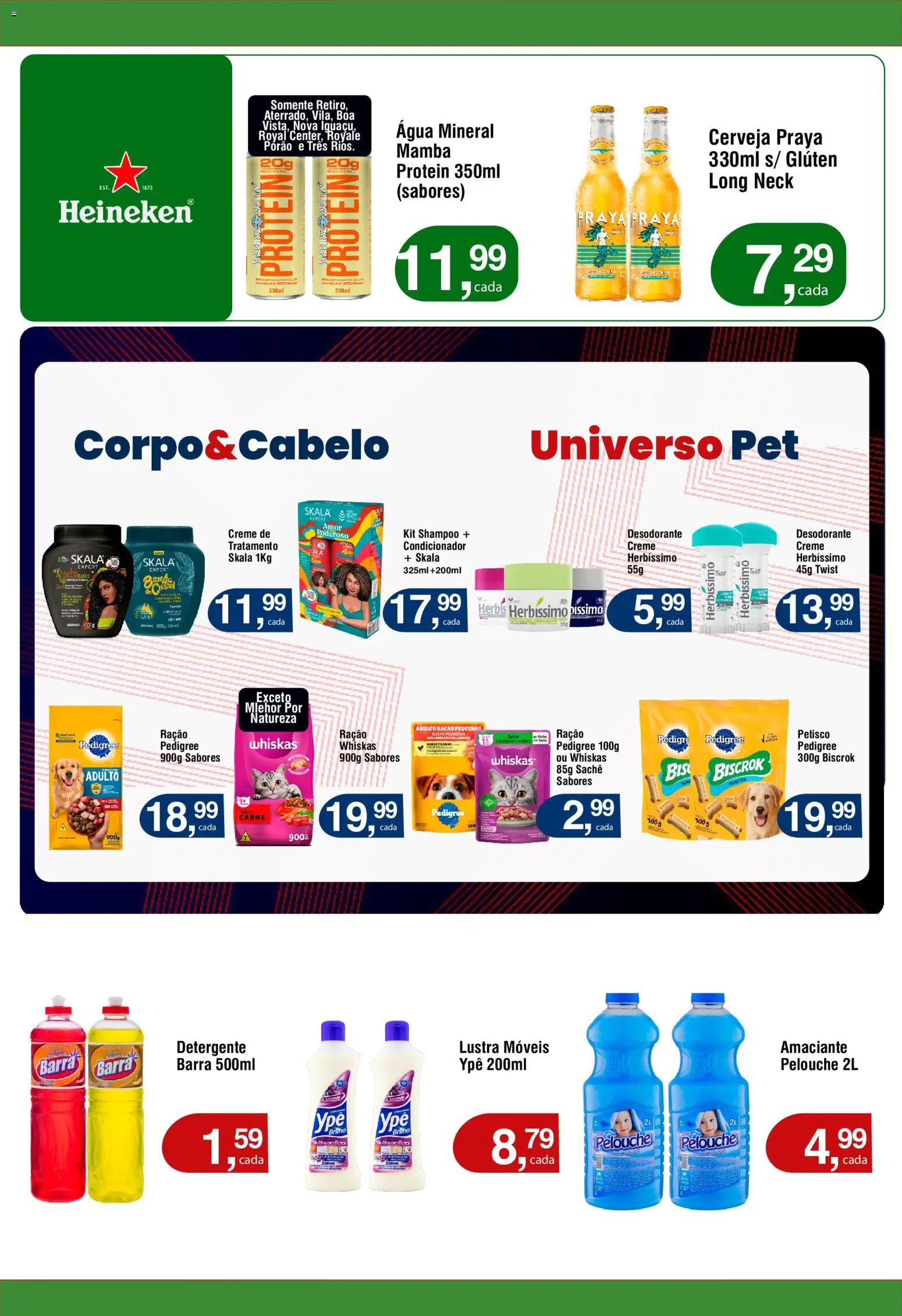 Royal Supermercados Folheto - válido de 15.06.2026 | Página: 12 | Produtos: Lustra móveis, Carne, Creme, Água mineral