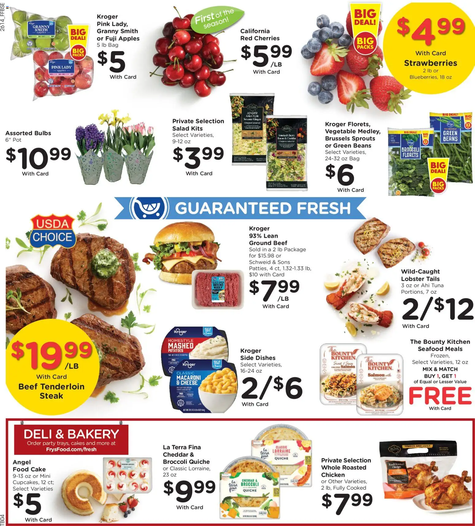 Fry's Food Weekly Ad - valid from 06.05.2026 | Page: 10 | Products: Bakery, Cheese, Strawberries, Bag