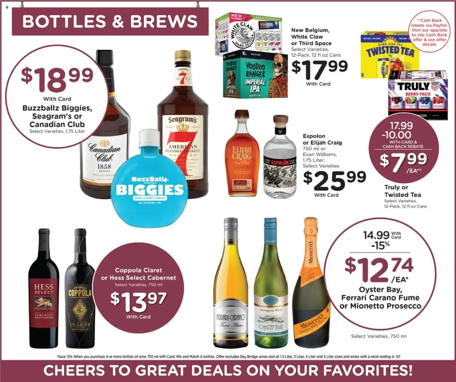 Pick ‘n Save Weekly Ad - valid from 06/24/2026 | Page: 13 | Products: Clip, Wine, Tea, Whiskey