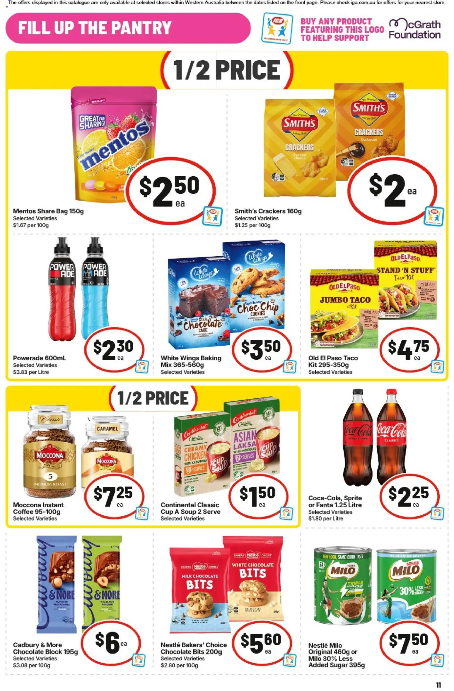 IGA catalogue - valid from 09/09/2026 | Page: 12 | Products: Coffee, Soup, Sprite, Bag