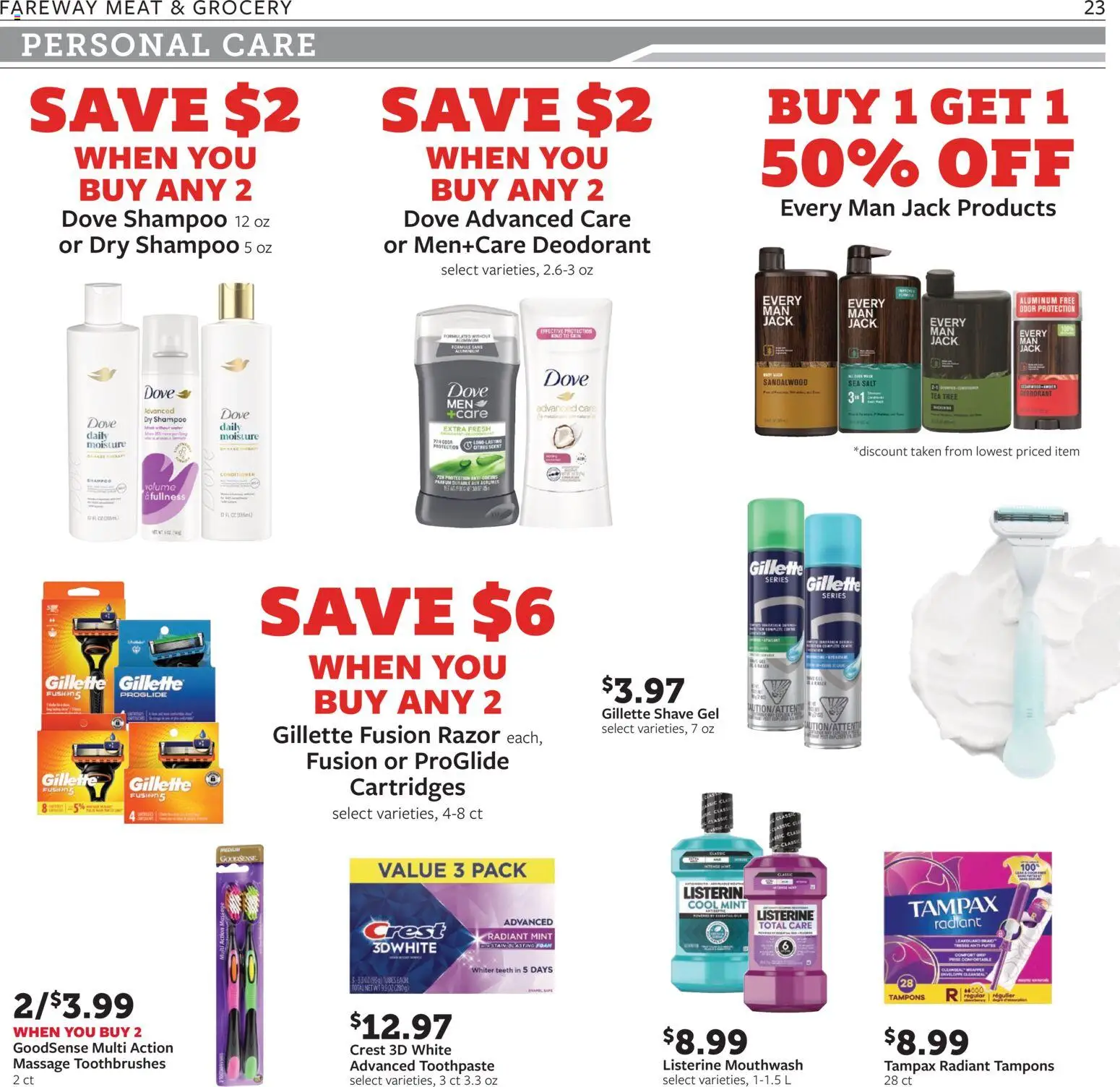 Fareway Weekly Ad - valid from 08/31/2026 | Page: 23 | Products: Meat, Conditioner, Mouthwash, Tea