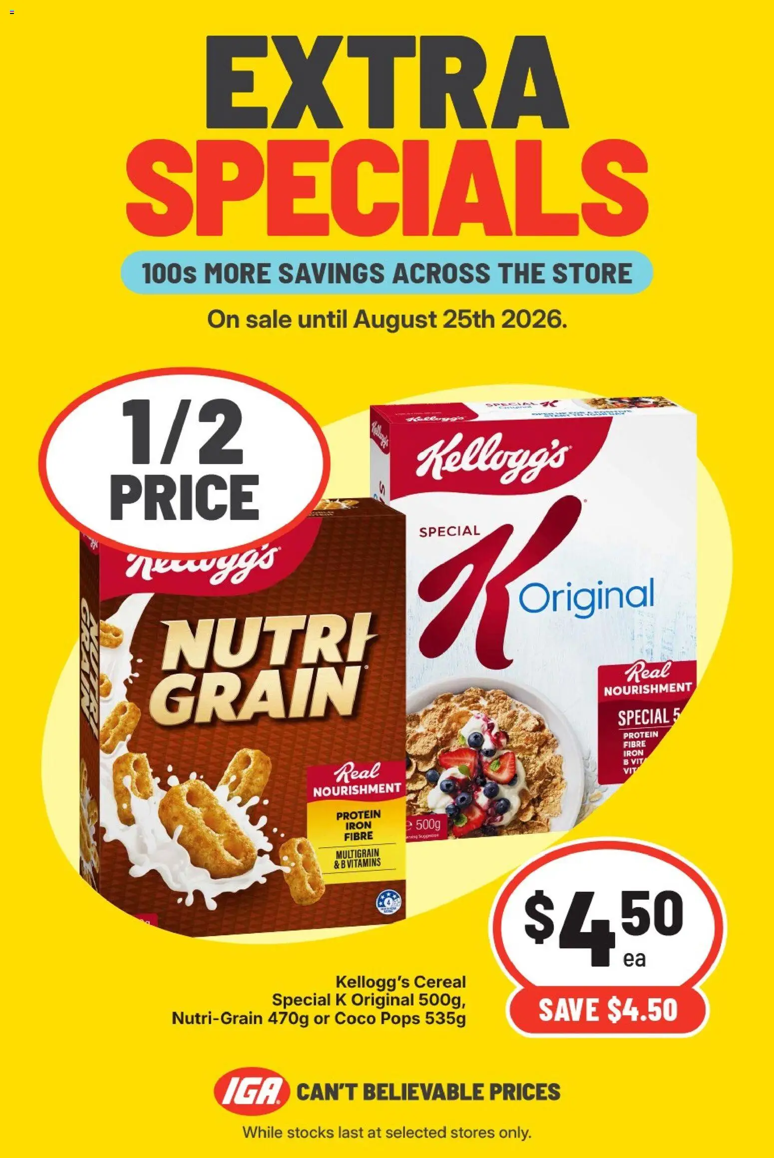IGA catalogue - valid from 19/08/2026 | Page: 1