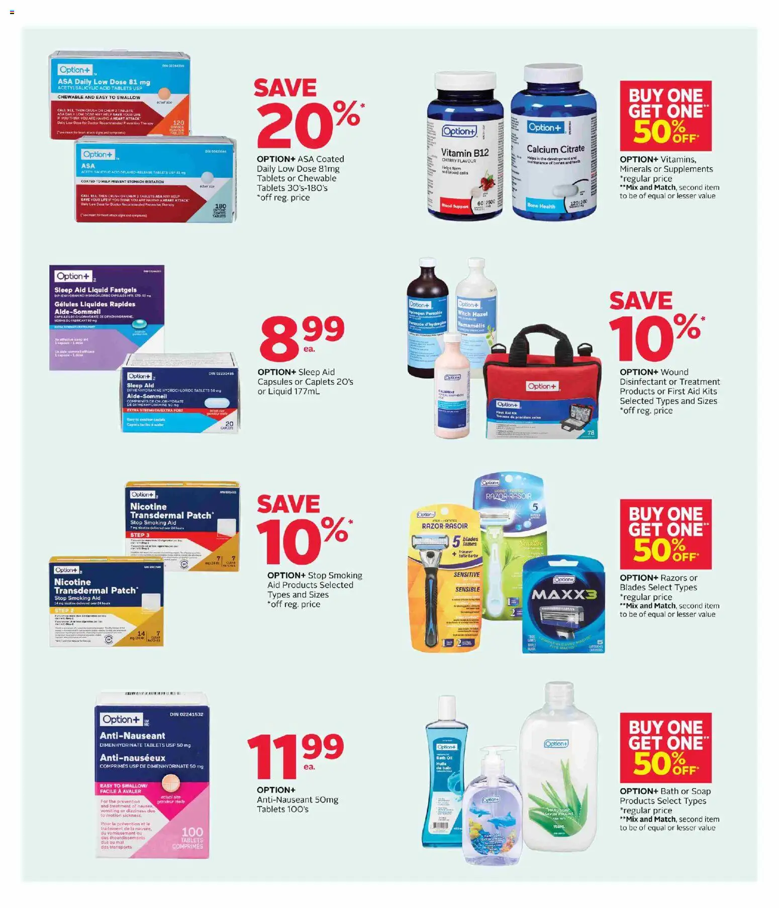 Rexall flyer valid from Jul 17, 2026 | Page: 12 | Products: Soap, Bath, Oil