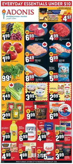 Preview of Adonis weekly flyer from shop Adonis valid from Oct 22, 2026