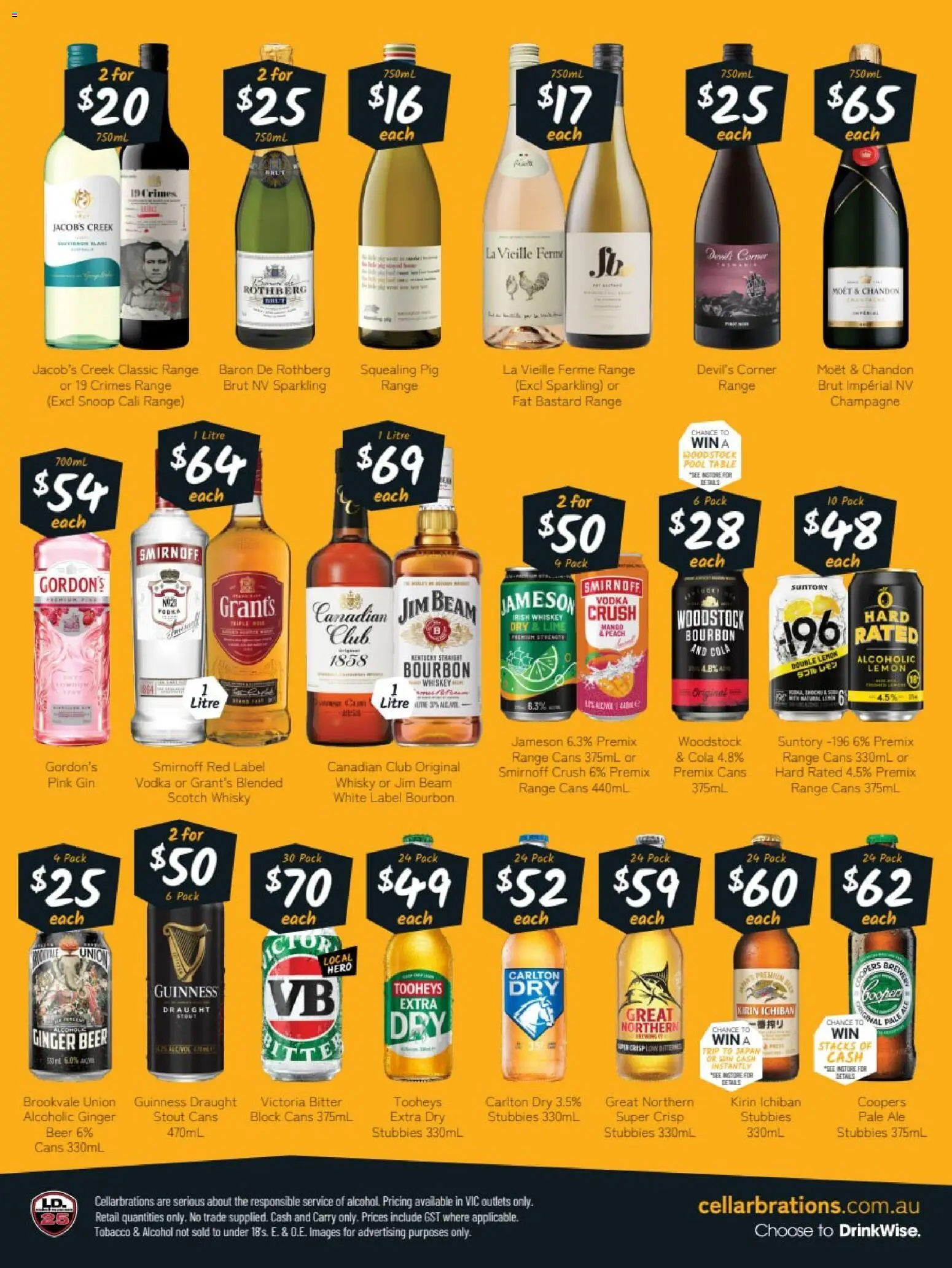Cellarbrations catalogue - valid from 01.06.2026 | Page: 2 | Products: Ginger, Bourbon, Gin, Vodka