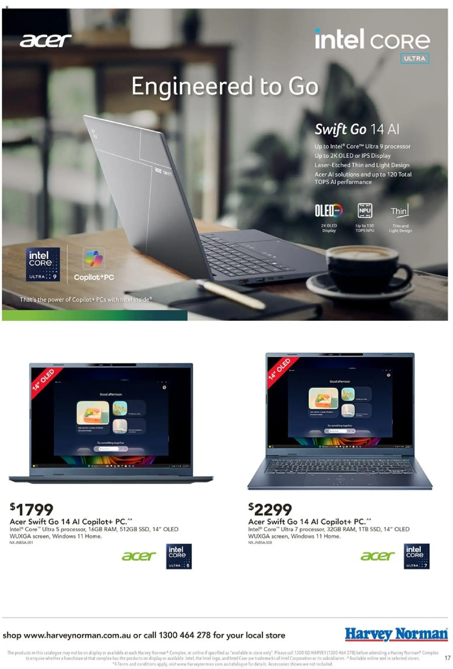 Harvey Norman catalogue - valid from 18/08/2026 | Page: 17 | Products: Light, Accessories, Pc