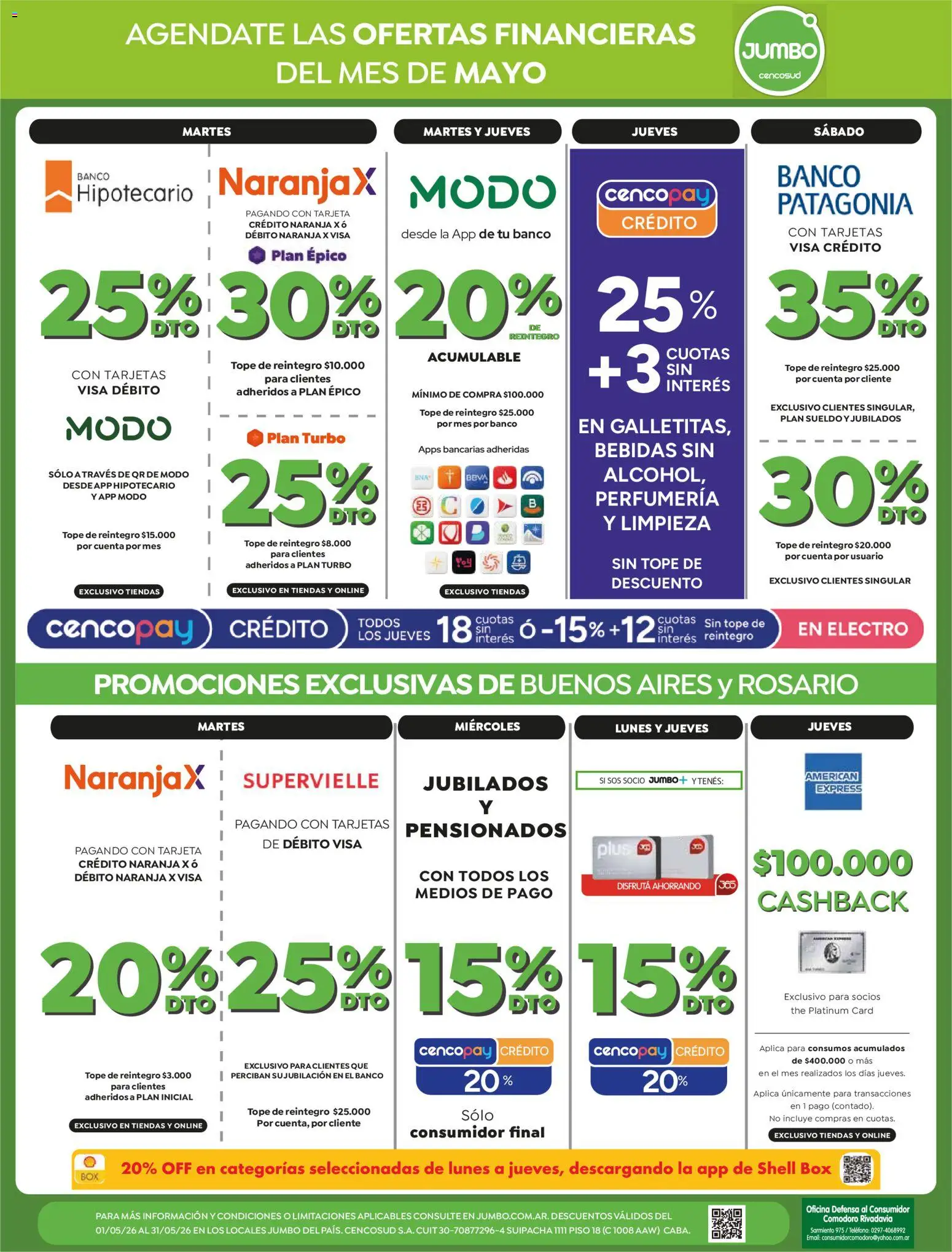 Jumbo ofertas │ válido desde el 22.05.2026 | Página: 9 | Productos: Teléfono, Rosario