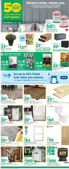 Preview of Kent weekly flyer / circulaire from shop Kent valid from Sep 3, 2026