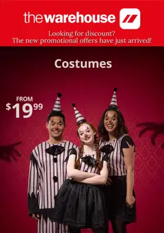 The Warehouse Halloween preview  - valid from 21 Oct 2026