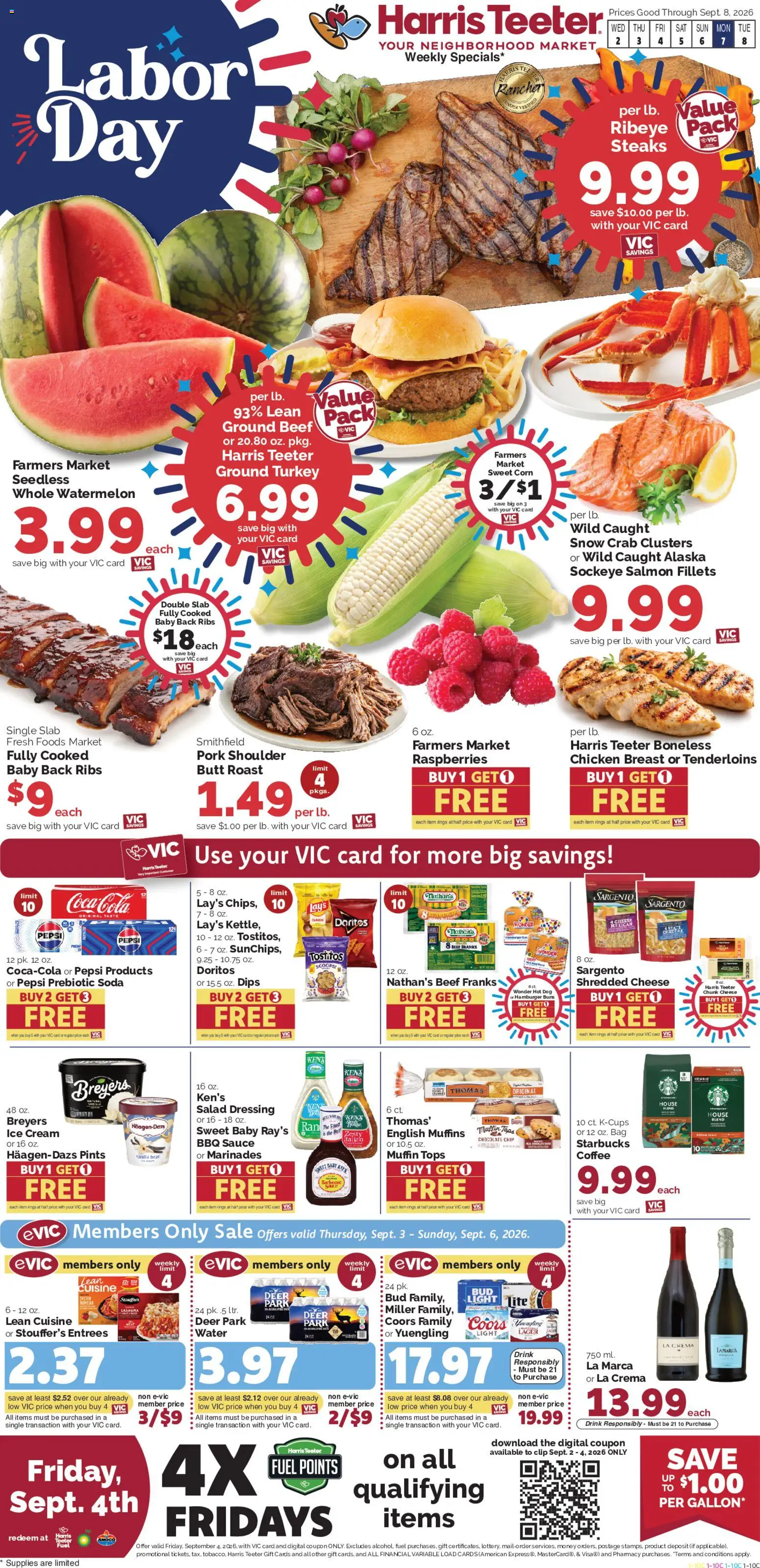 Harris Teeter Weekly Ad - valid from 09/02/2026 | Page: 1 | Products: Clip, Coffee, Chocolate, Bag