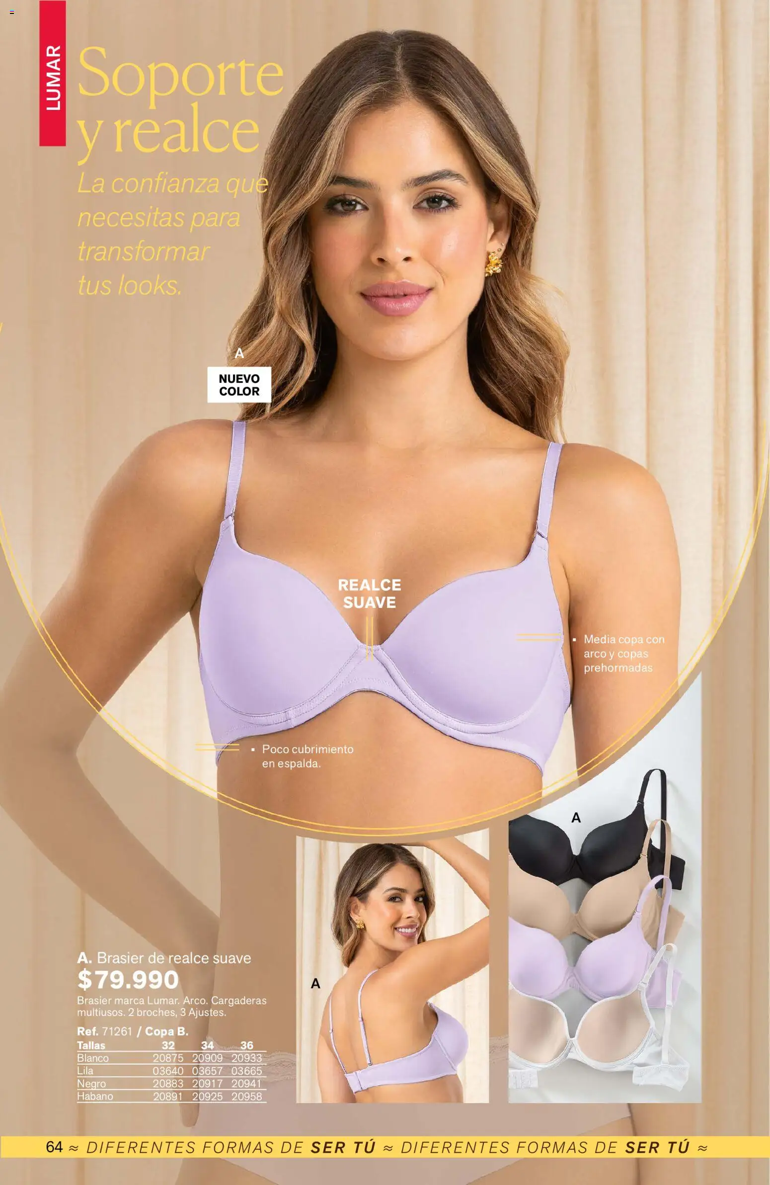 Leonisa revista - valida desde el 11/09/2026 | Página: 64 | Productos: Brasier