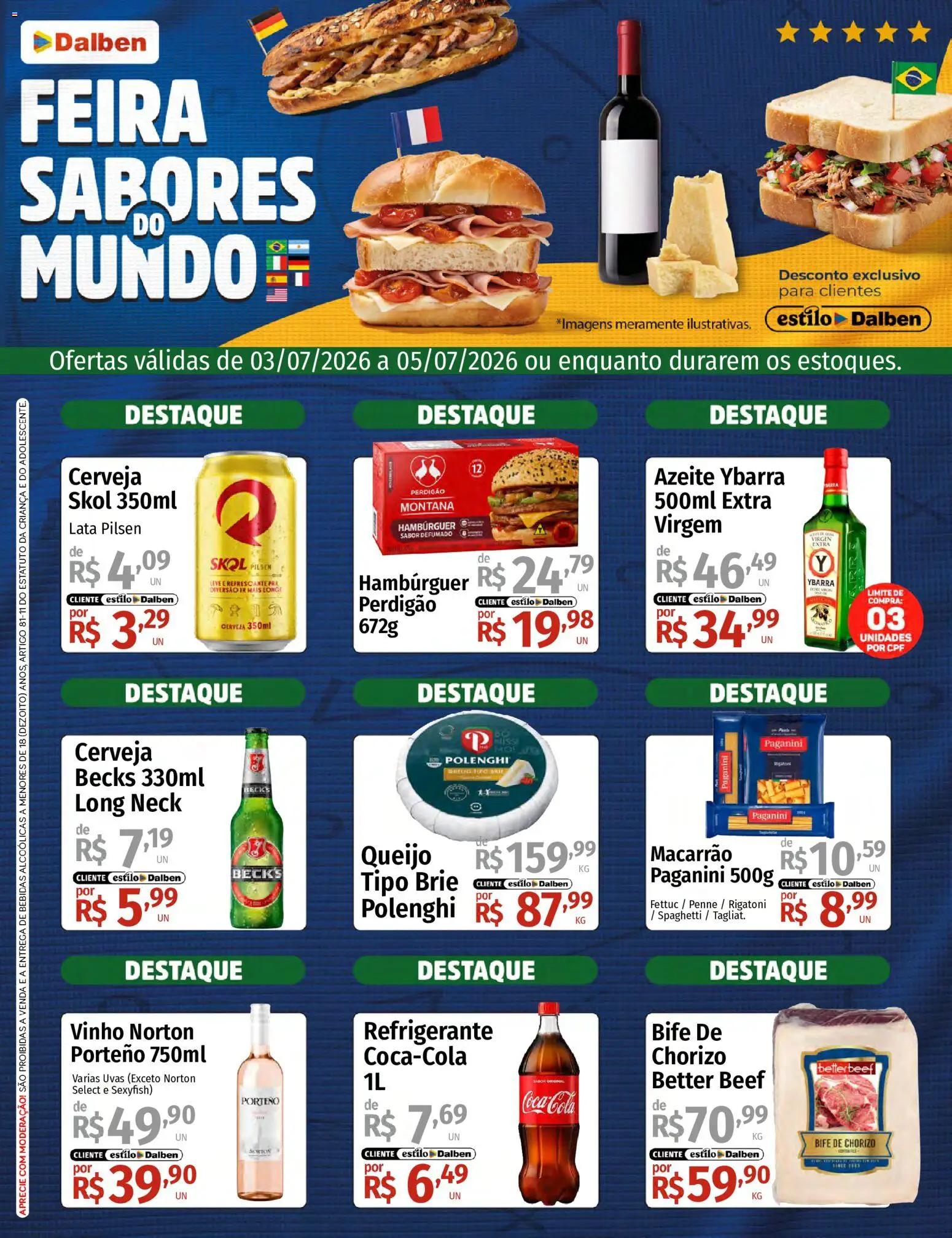 Supermercado Dalben Folheto - válido de 03/07/2026 | Página: 1