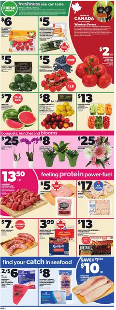 Preview of Loblaws flyer - AB from shop Loblaws valid from Jul 2, 2026 | Page: 4 | Products: Potatoes, Bag, Chicken, Tomatoes
