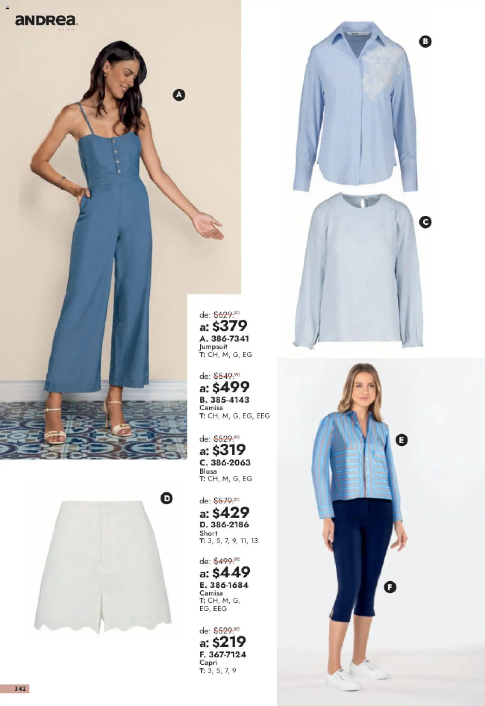 Nuevas ofertas de Andrea válidas en toda la República Mexicana desde el 26/07/2026. ¡Encuentra las mejores ofertas en Andrea catálogo Outlet! | Página: 342
