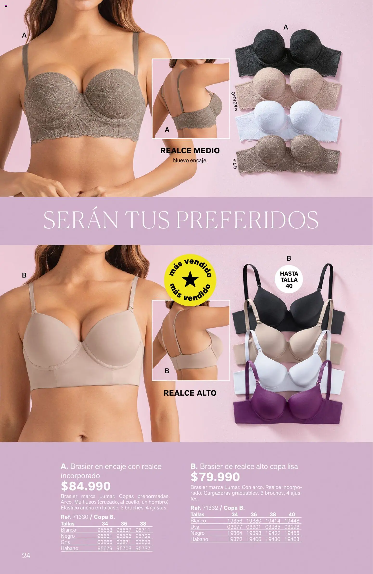 Leonisa revista - valida desde el 24/08/2026 | Página: 24 | Productos: Brasier