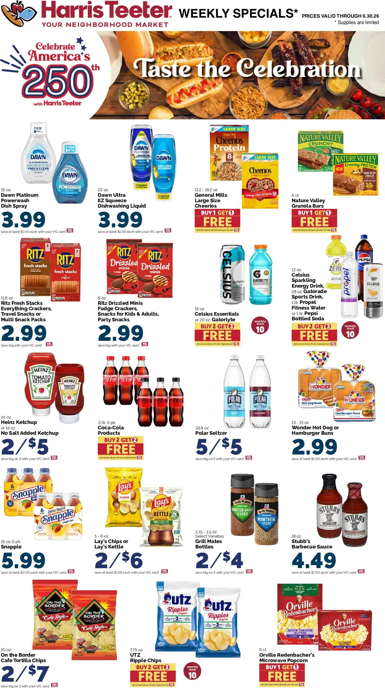Harris Teeter Weekly Ad - SC - valid from 06/24/2026 | Page: 12 | Products: Butter, Chocolate, Ketchup, Kettle